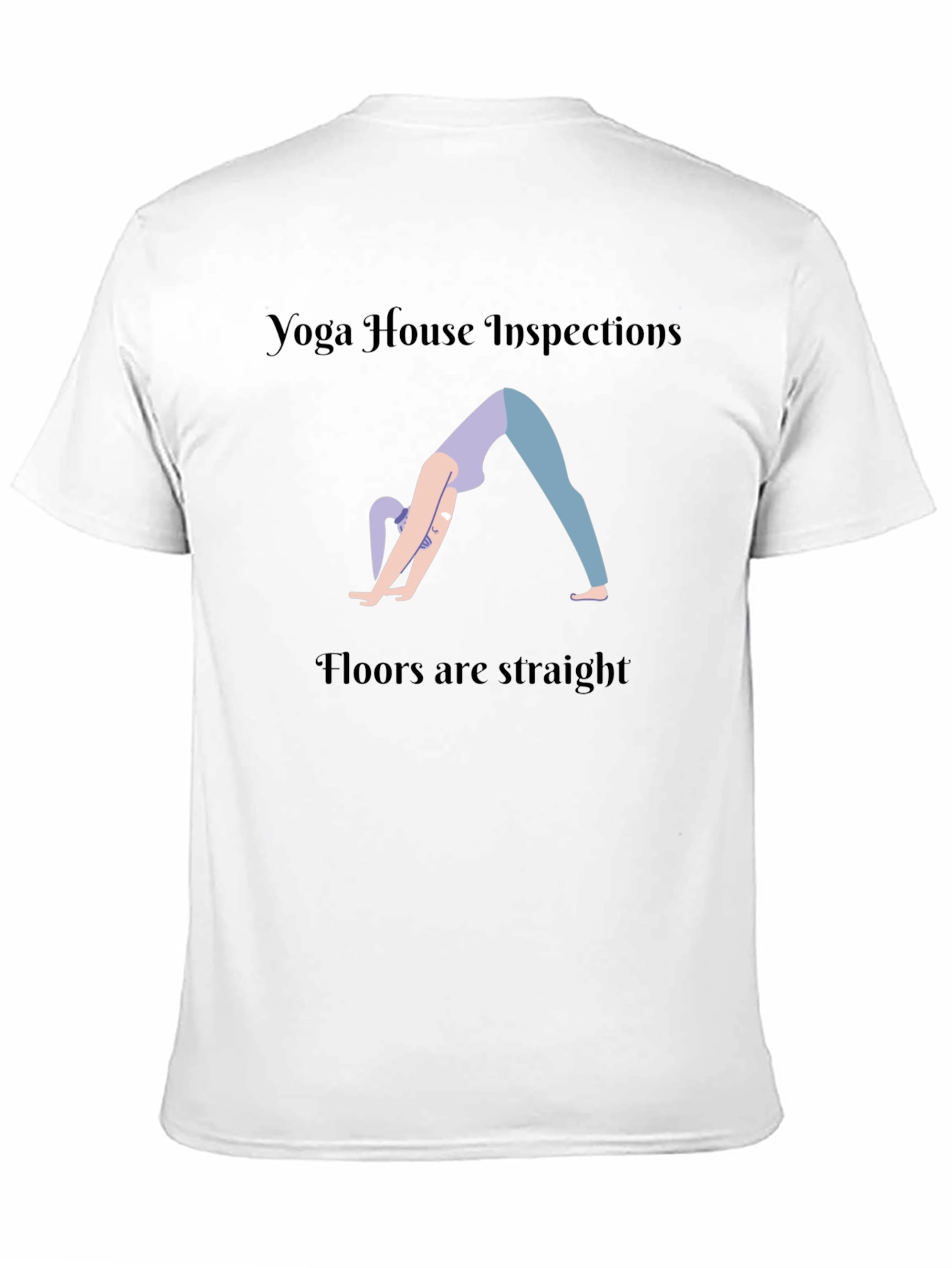 Yoga House Inspections Black Graphic T-Shirt