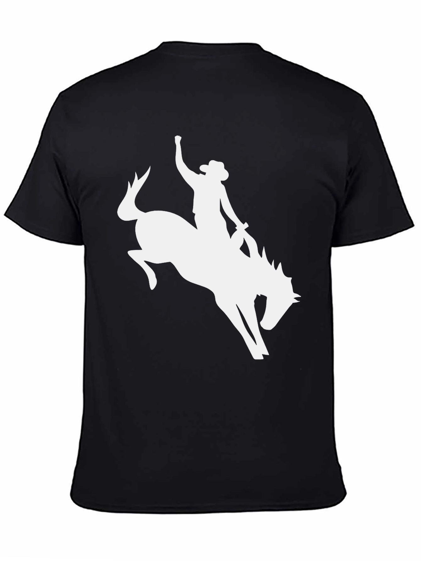 Bronco Rider Graphic Tee - Black