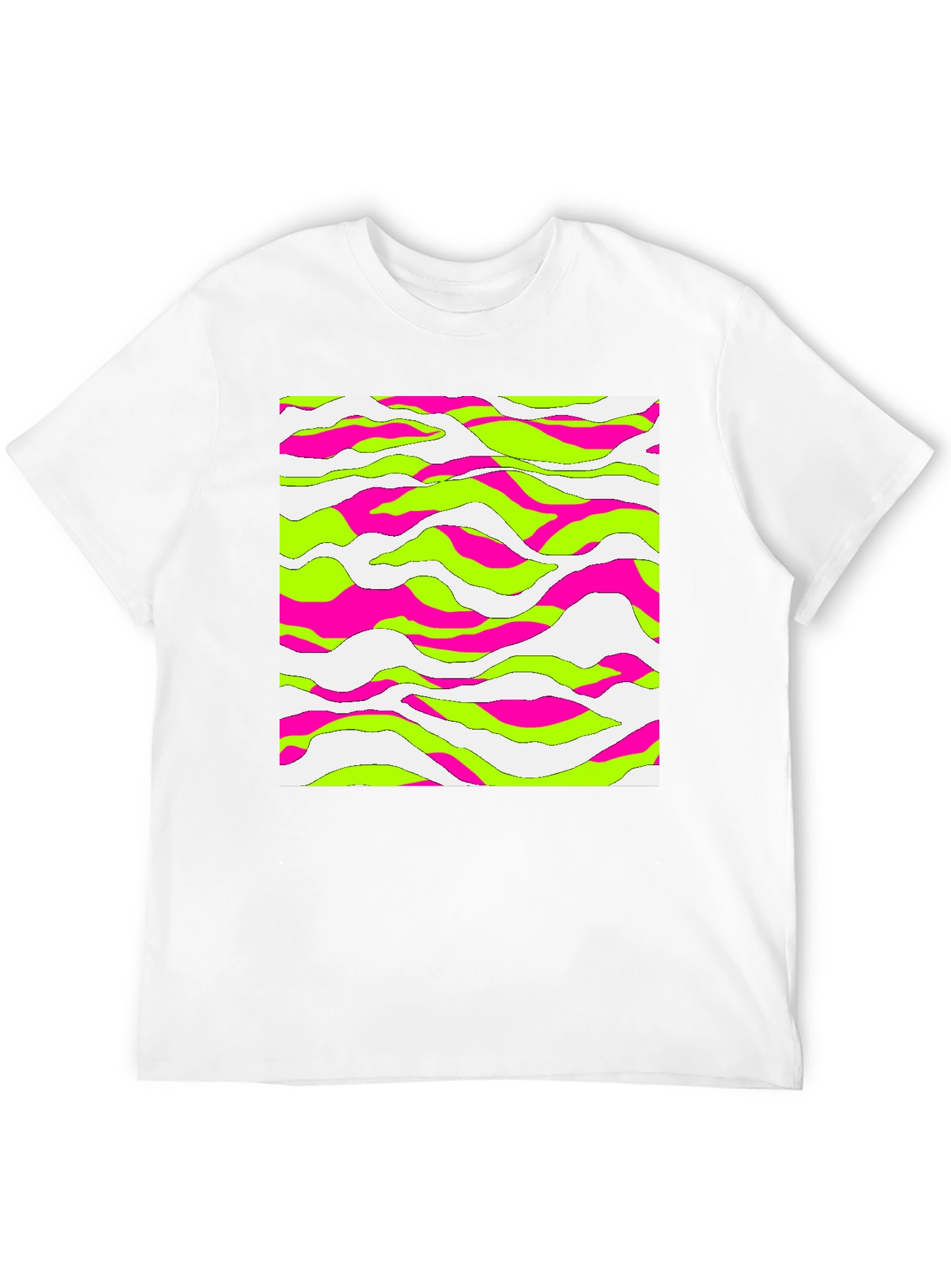 Vibrant Abstract Wave T-Shirt