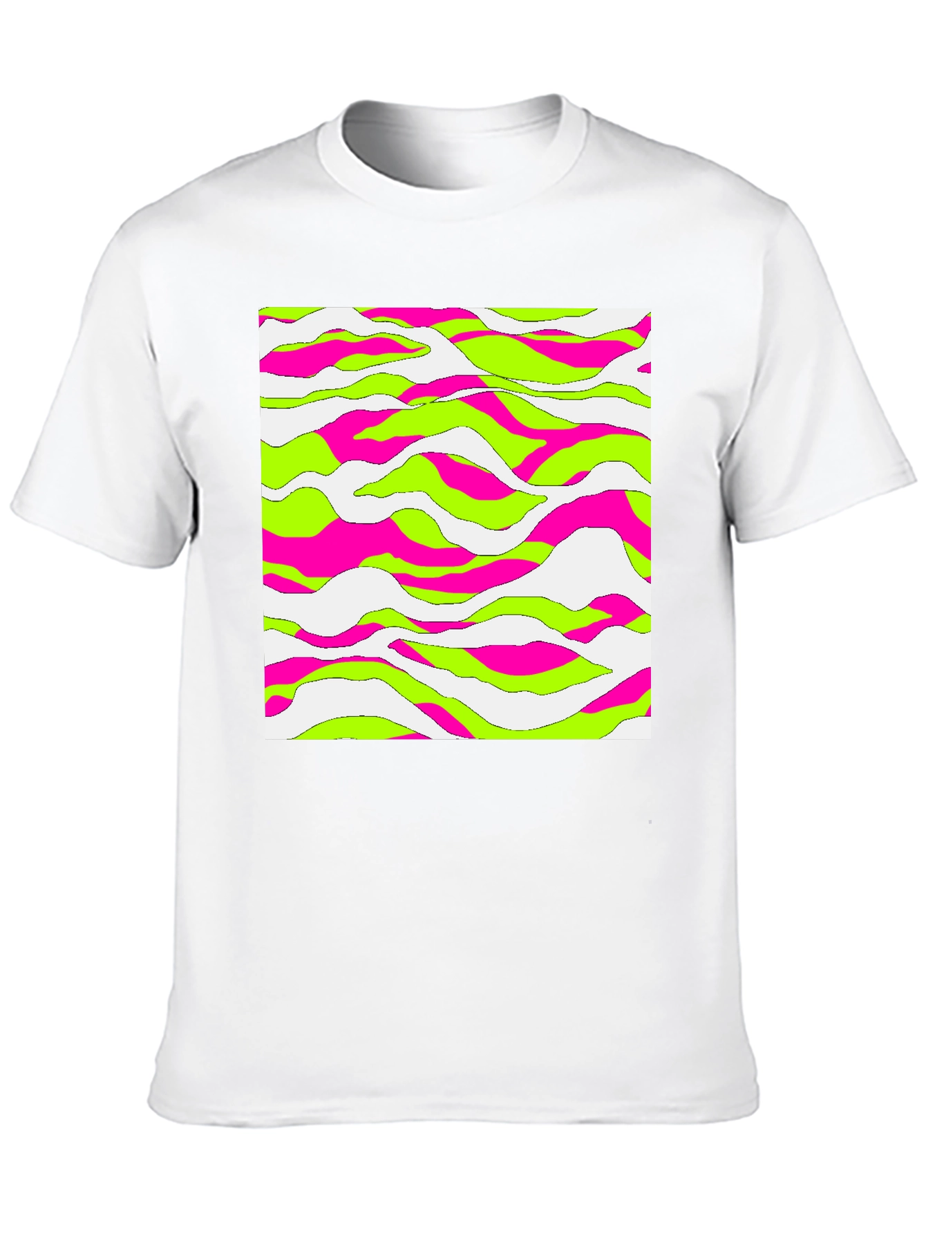 Vibrant Abstract Wave T-Shirt