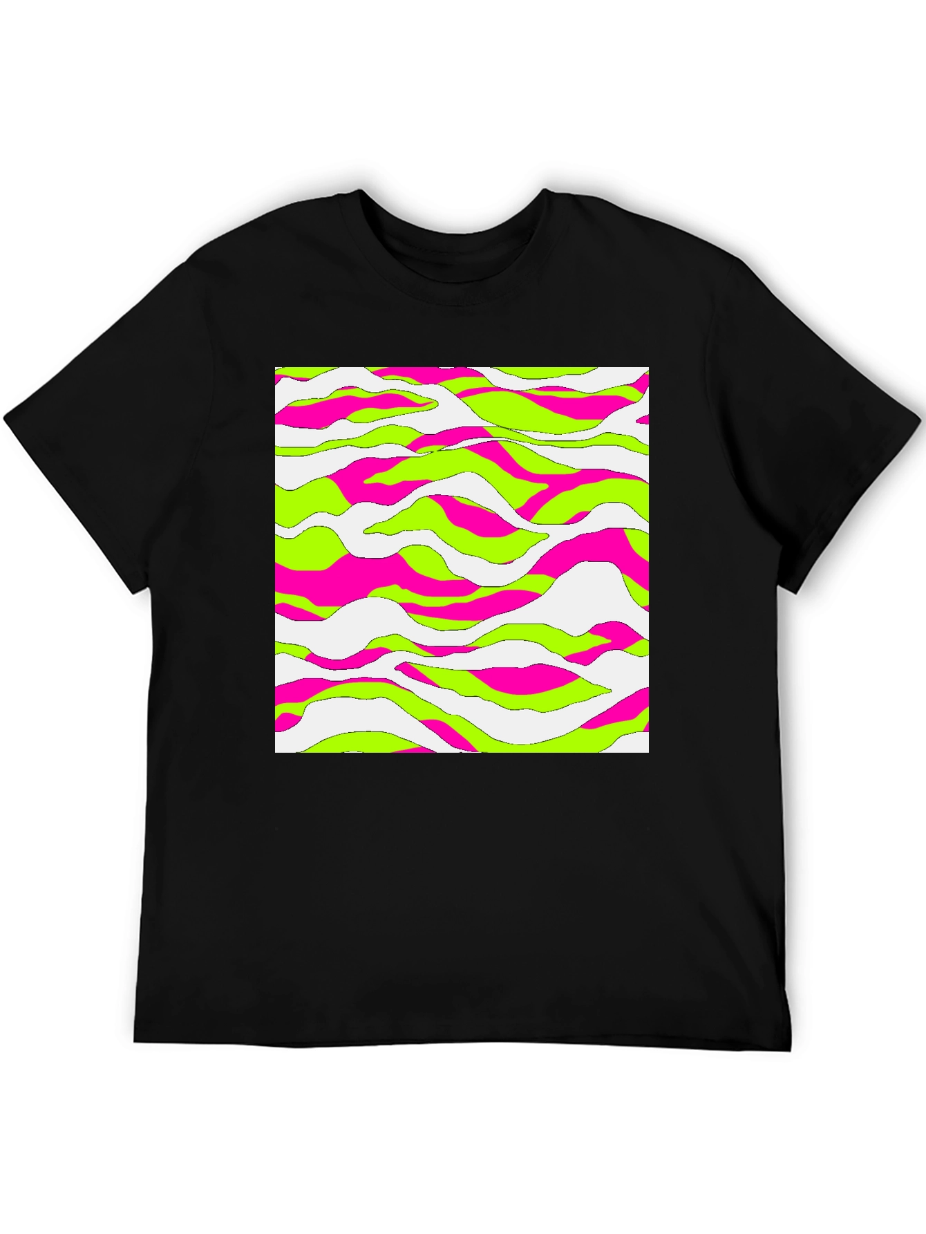 Vibrant Abstract Wave T-Shirt