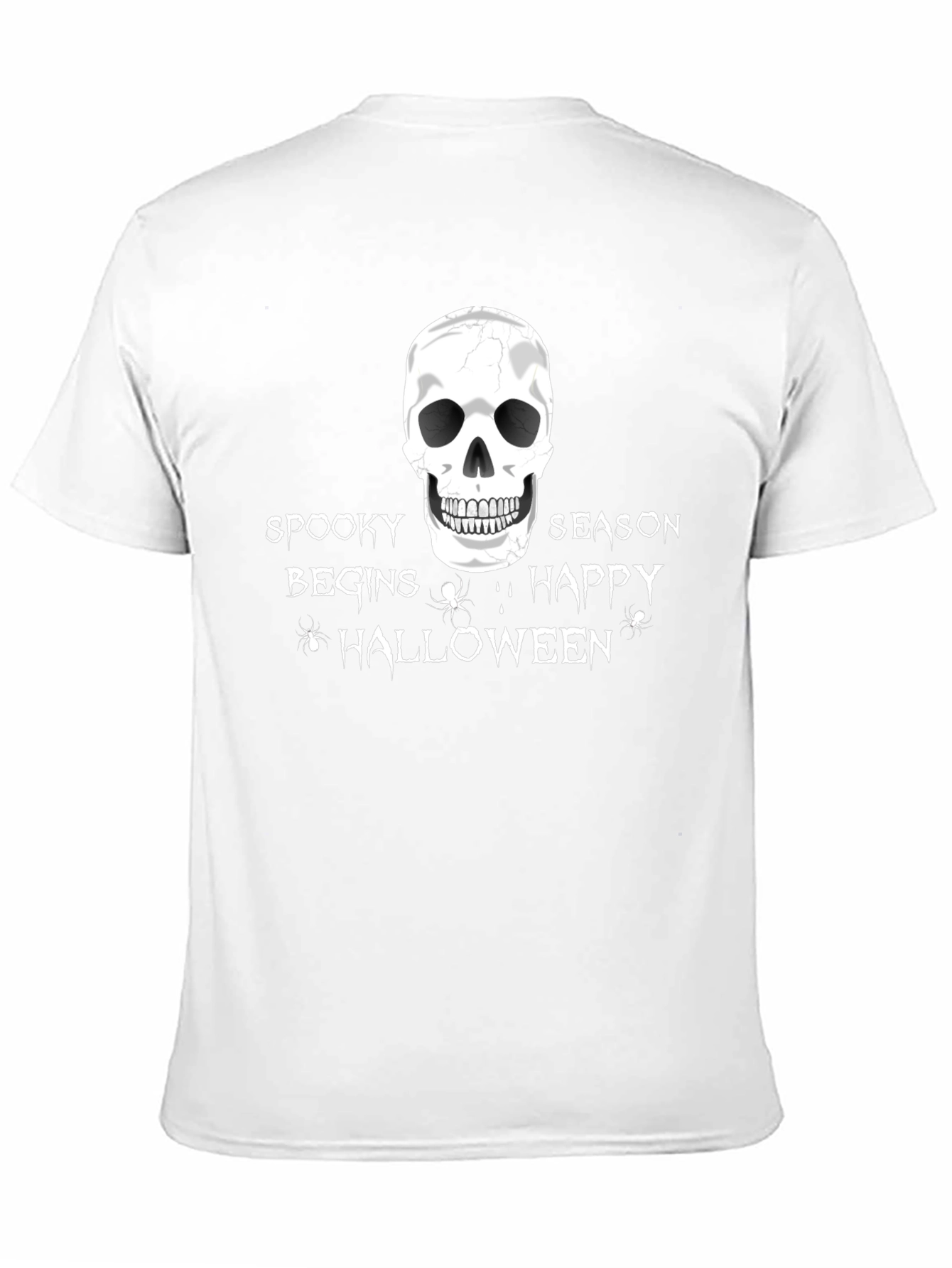 Spooky Season Halloween T-Shirt - Skull Design