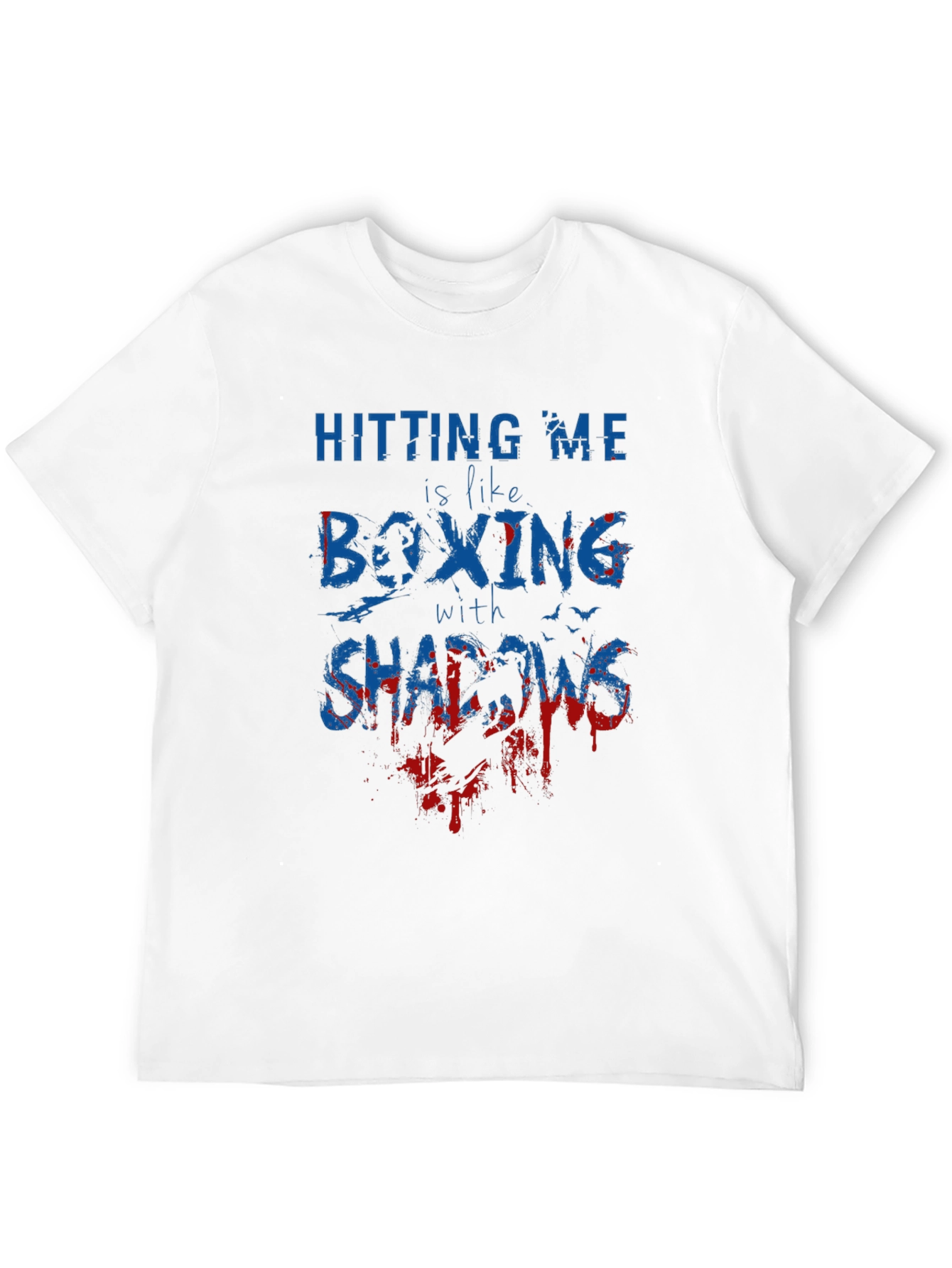 Boxing with Shadows Graphic Tee - Black Cotton