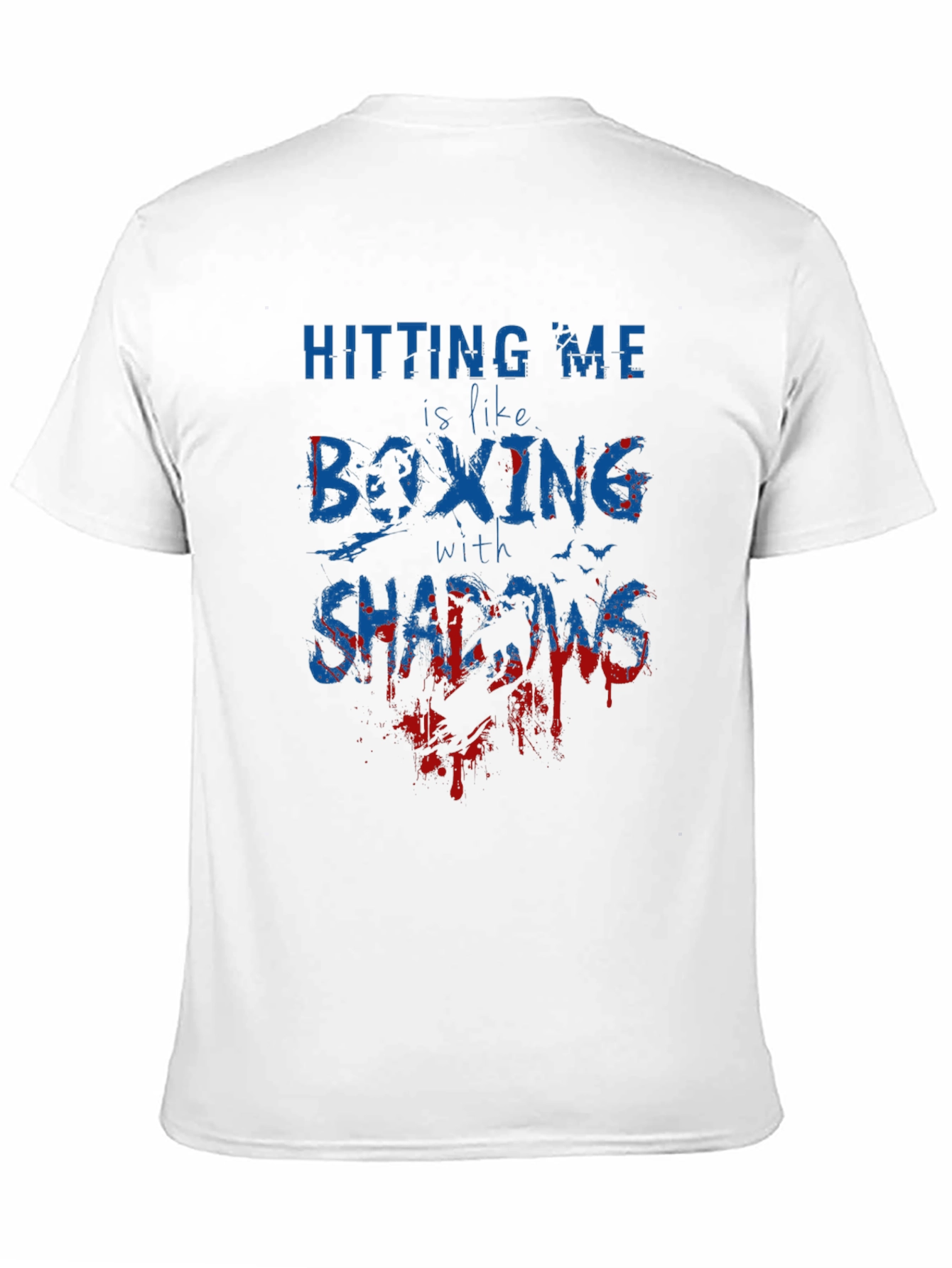 Boxing with Shadows Graphic Tee - Black Cotton