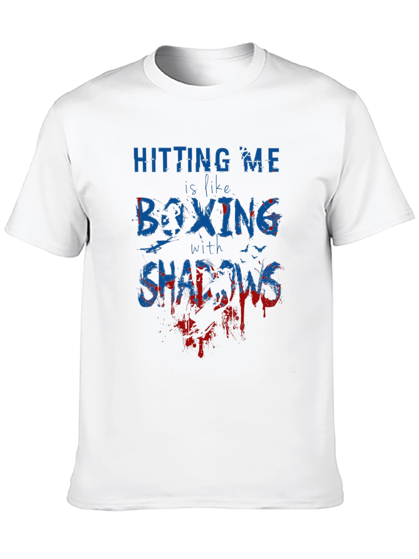Boxing with Shadows Graphic Tee - Black Cotton