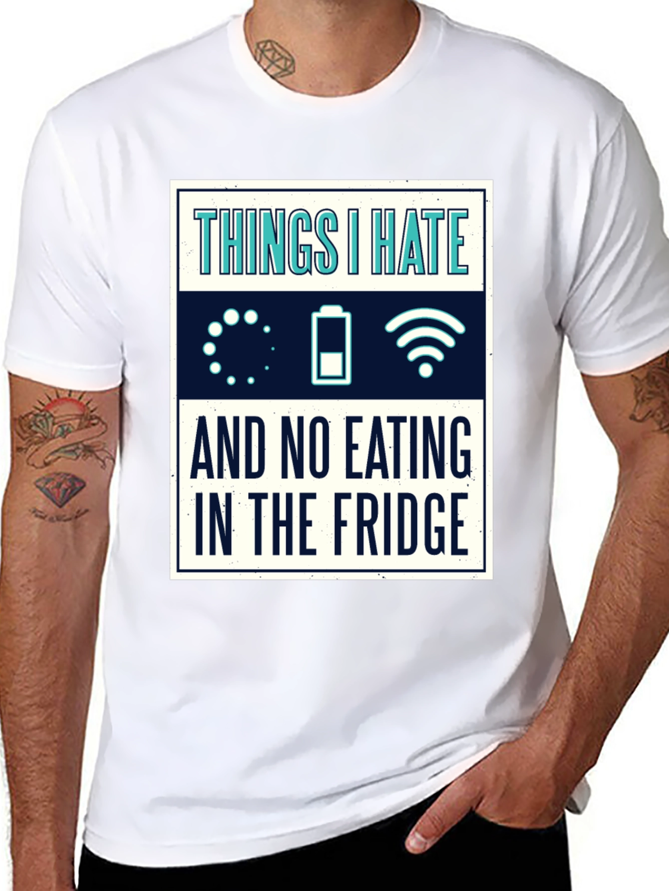 Funny Tech Hater T-Shirt - Things I Hate Tee