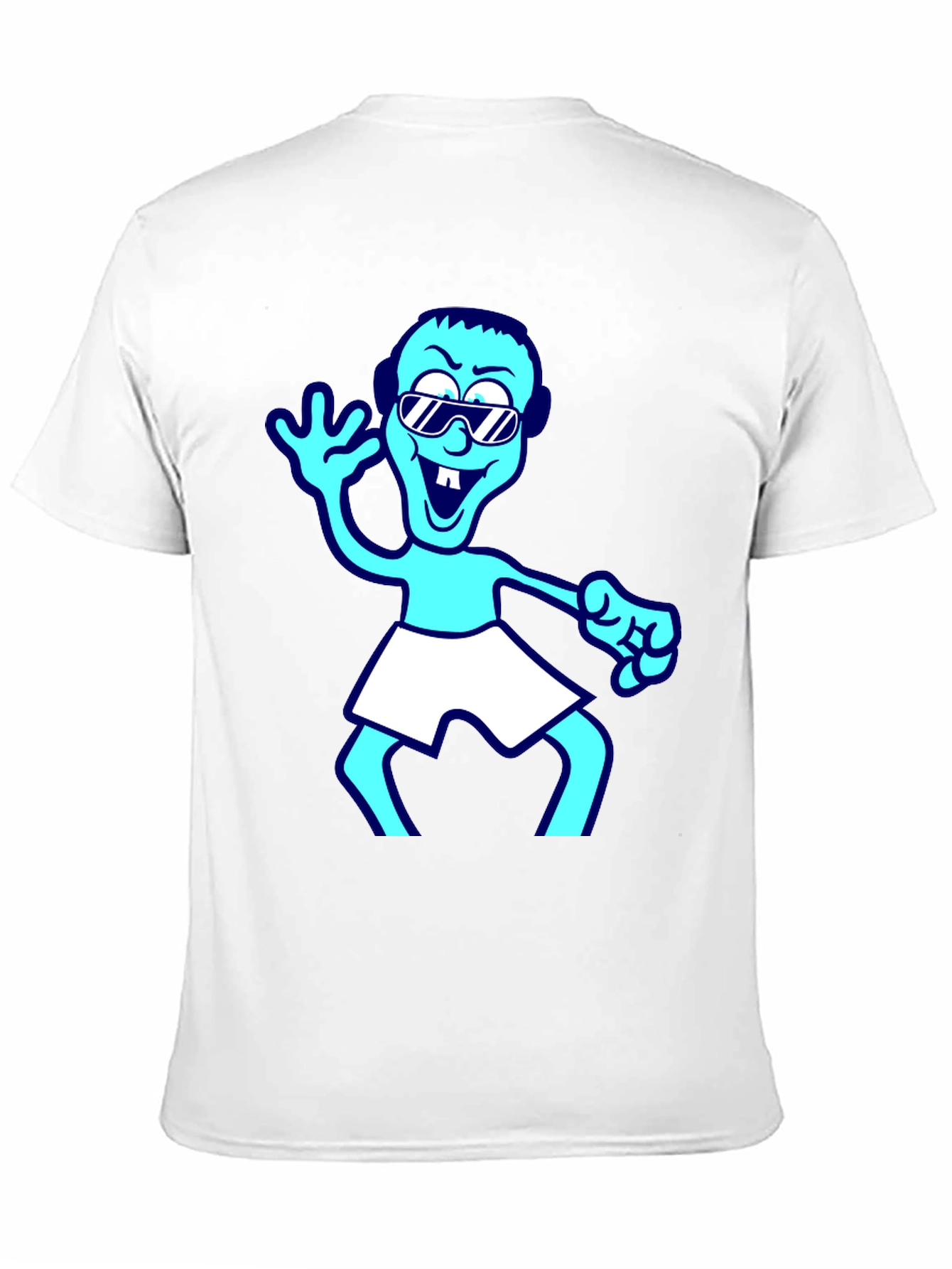 Cartoon Graphic T-Shirt - Black