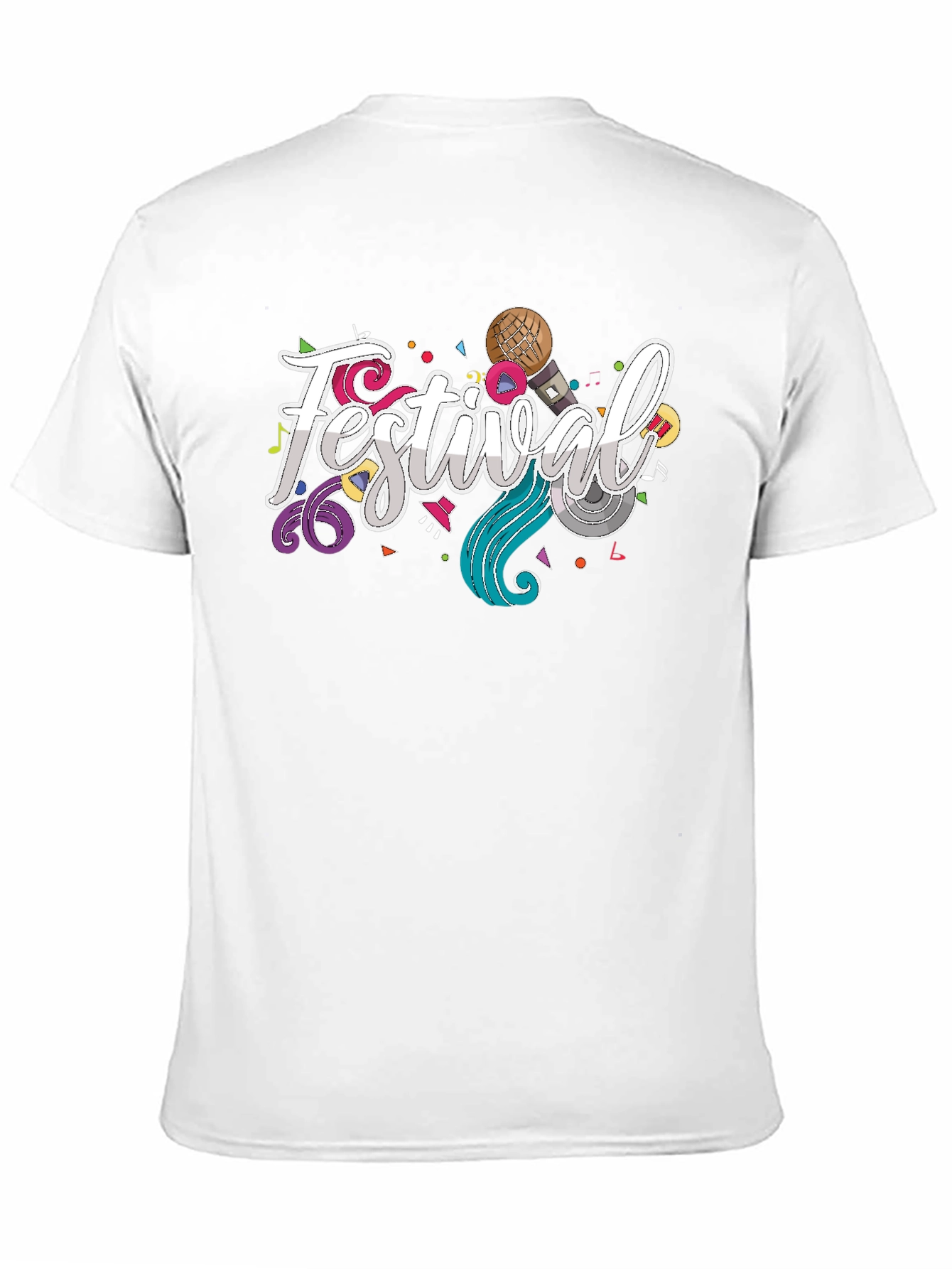 Festival Graphic T-Shirt - Stylish Party Tee