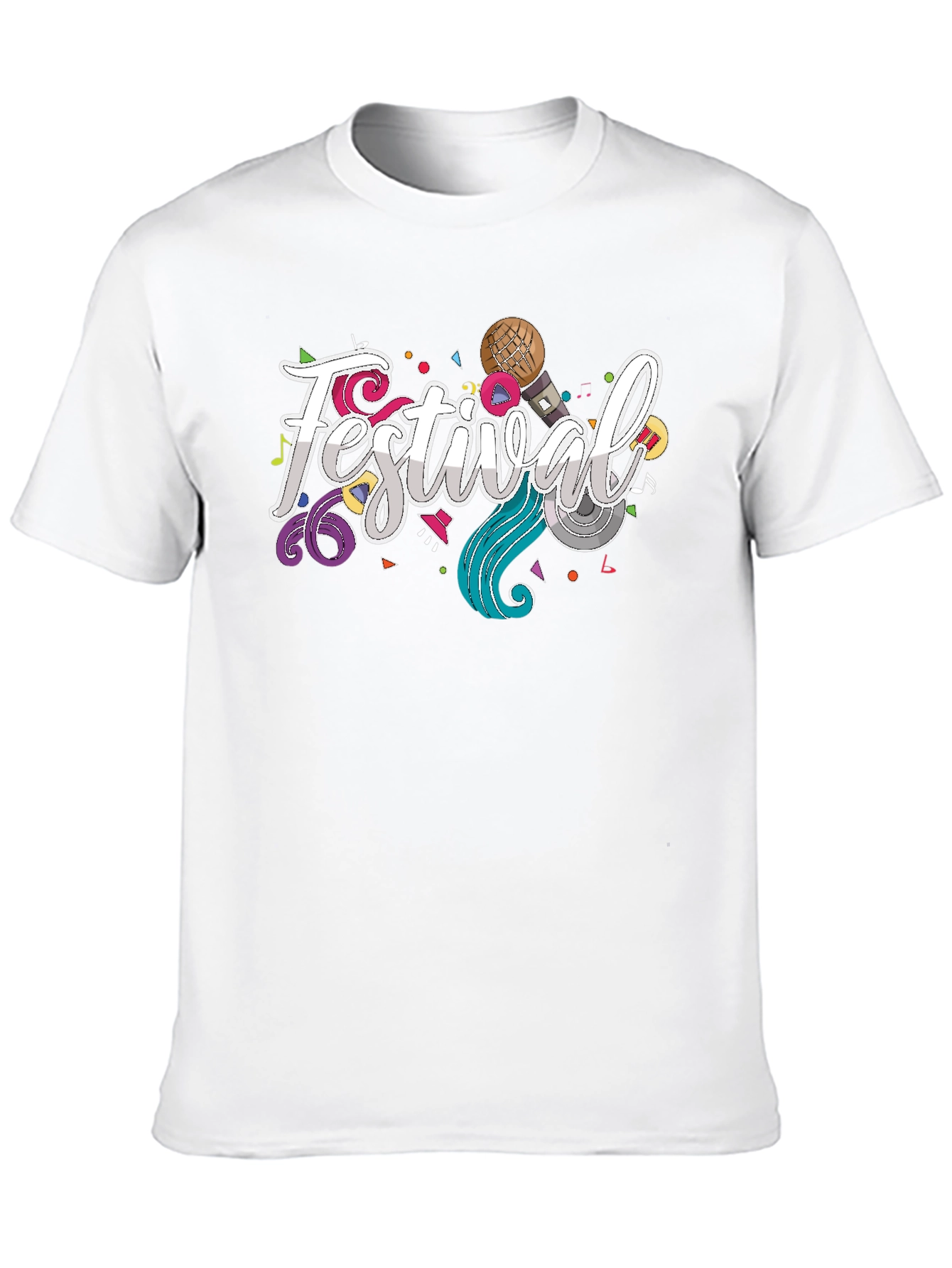 Festival Graphic T-Shirt - Stylish Party Tee