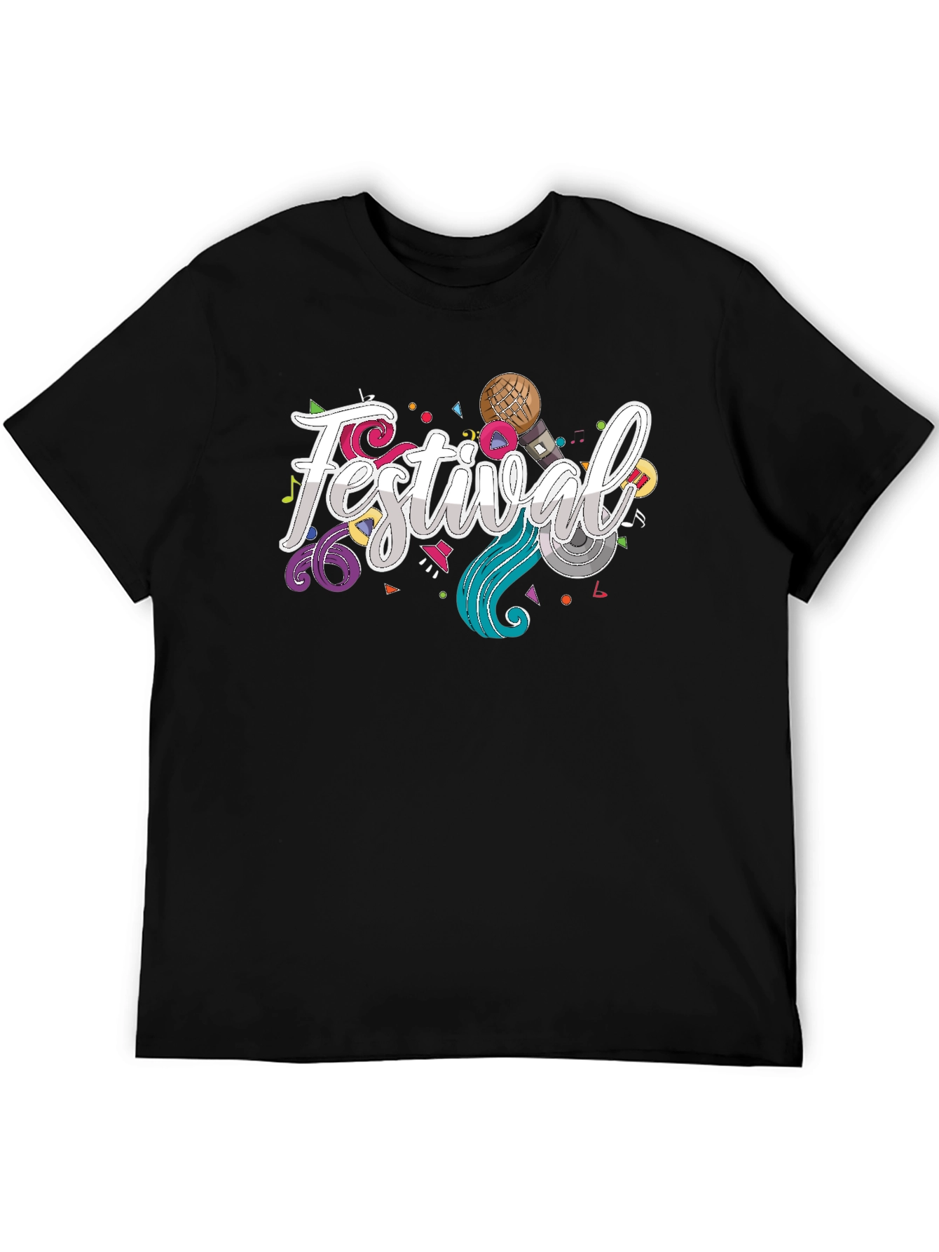 Festival Graphic T-Shirt - Stylish Party Tee