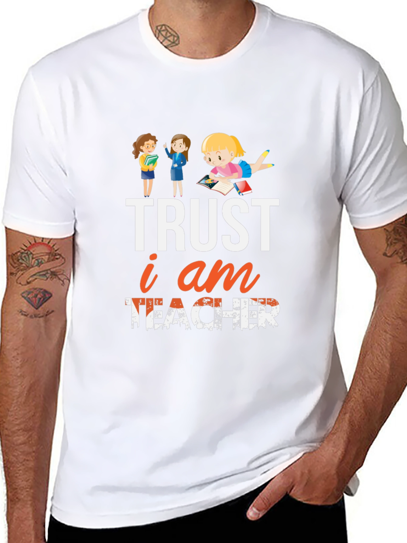 Trust I Am Teacher T-Shirt Black