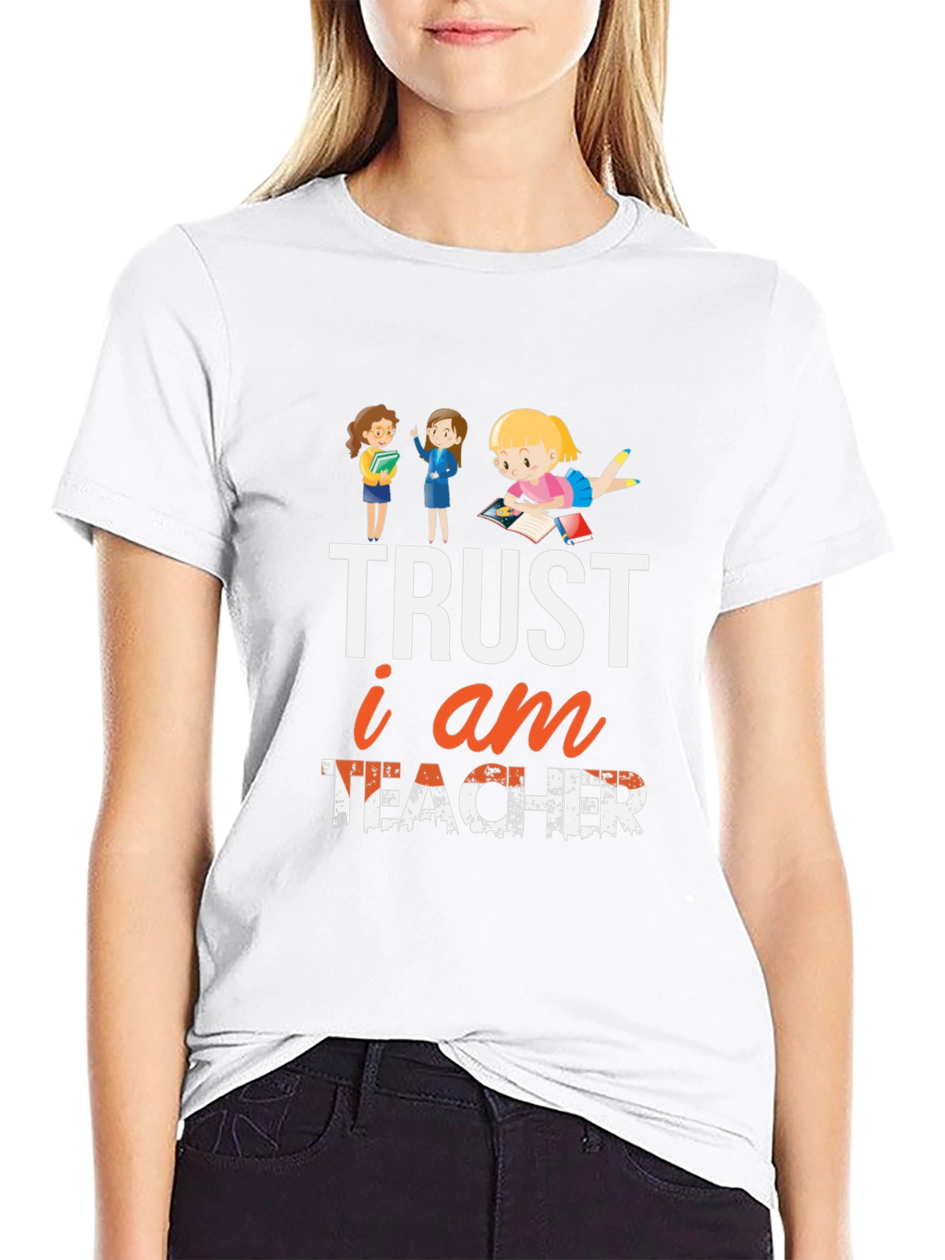Trust I Am Teacher T-Shirt Black
