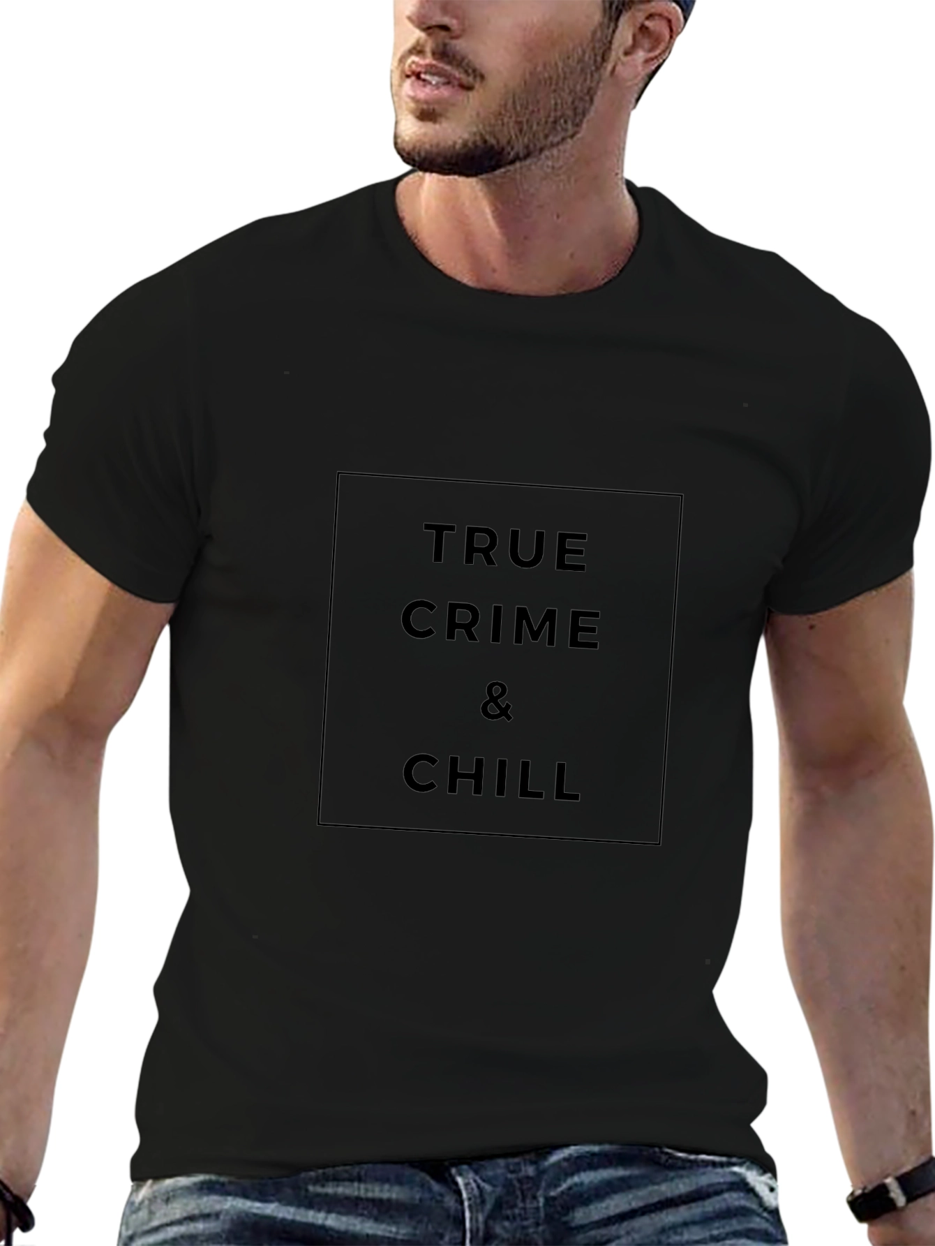 True Crime & Chill Black T-Shirt