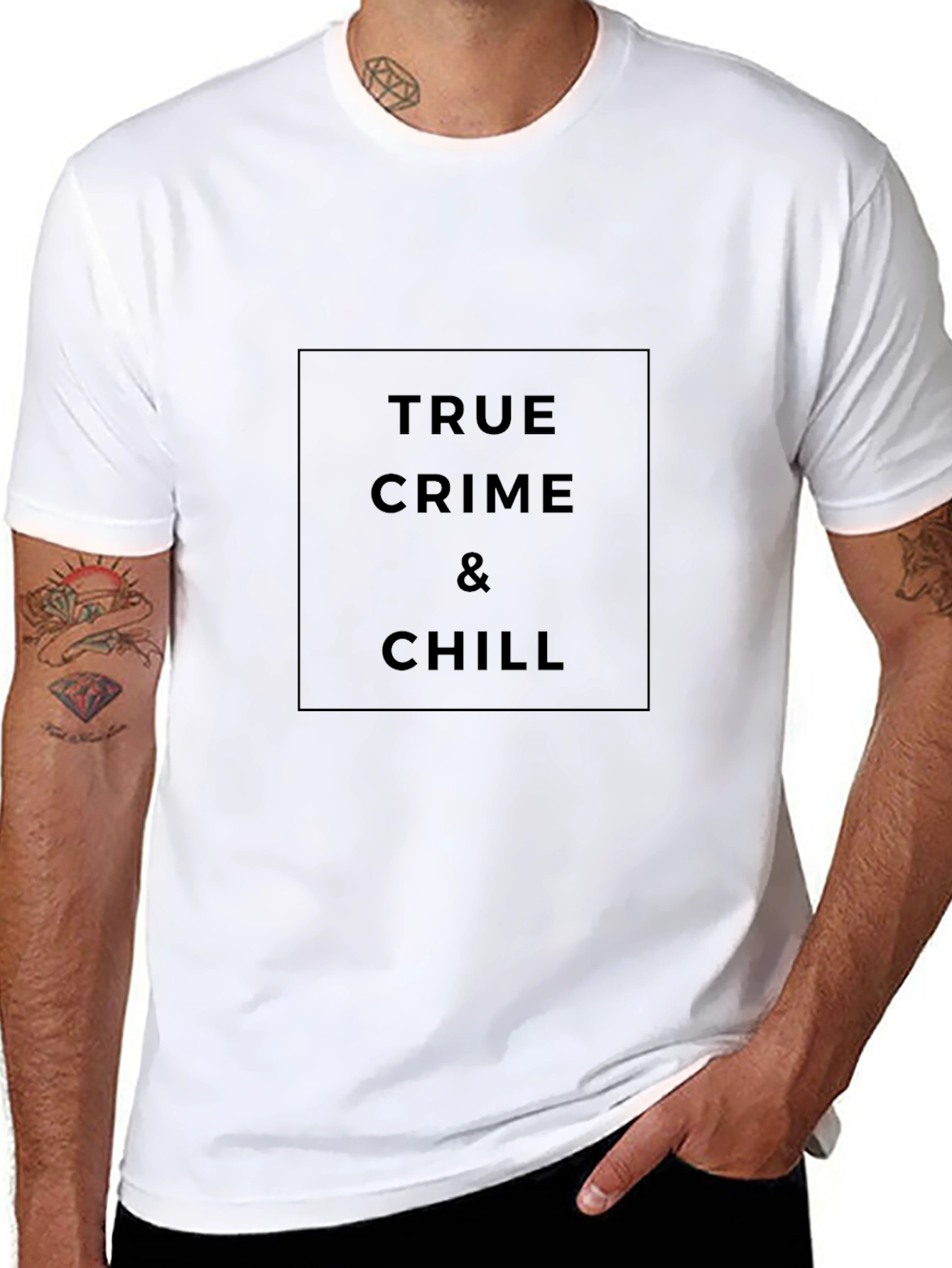 True Crime & Chill Black T-Shirt