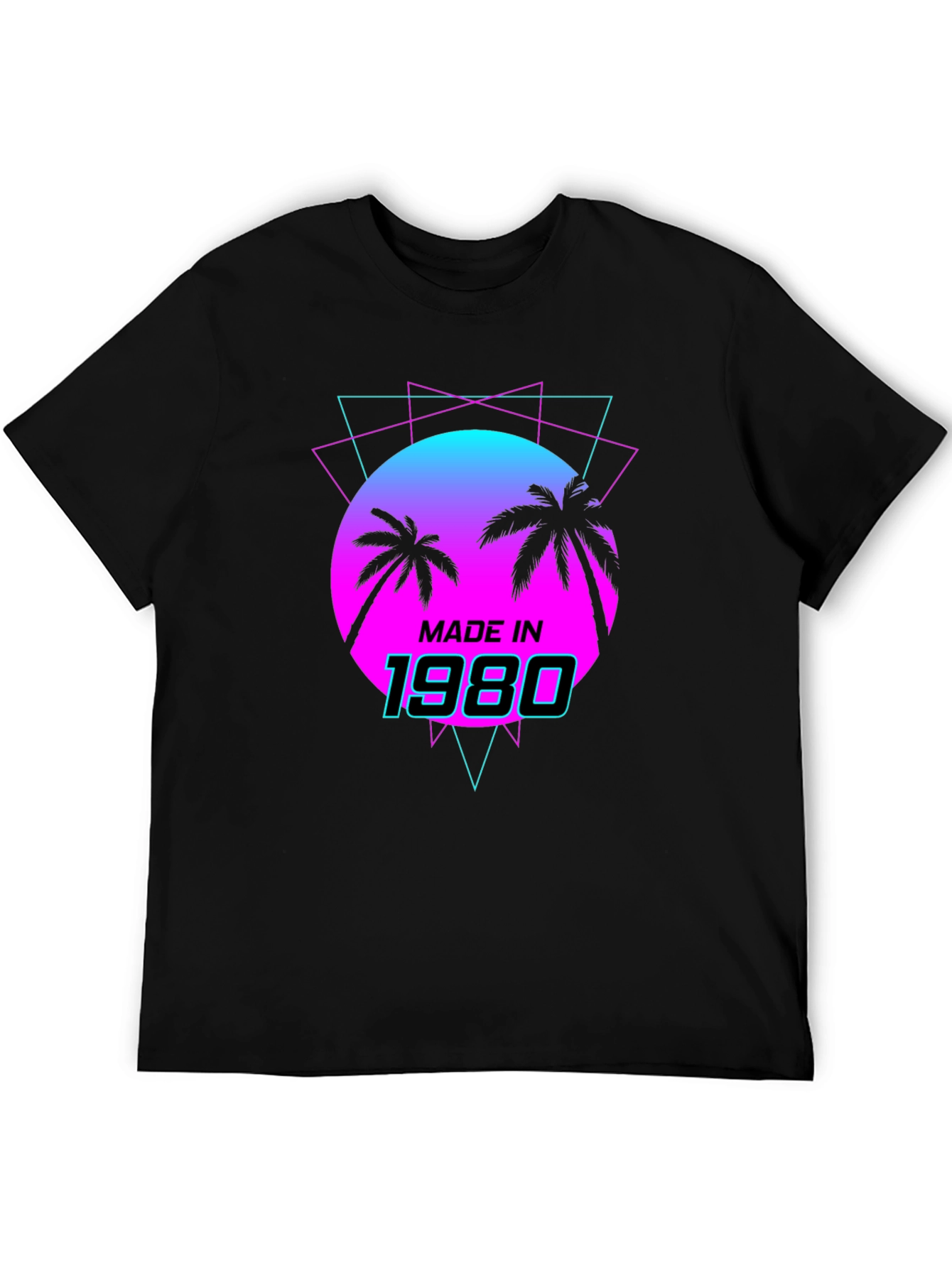 Retro Made in 1980 Graphic T-Shirt