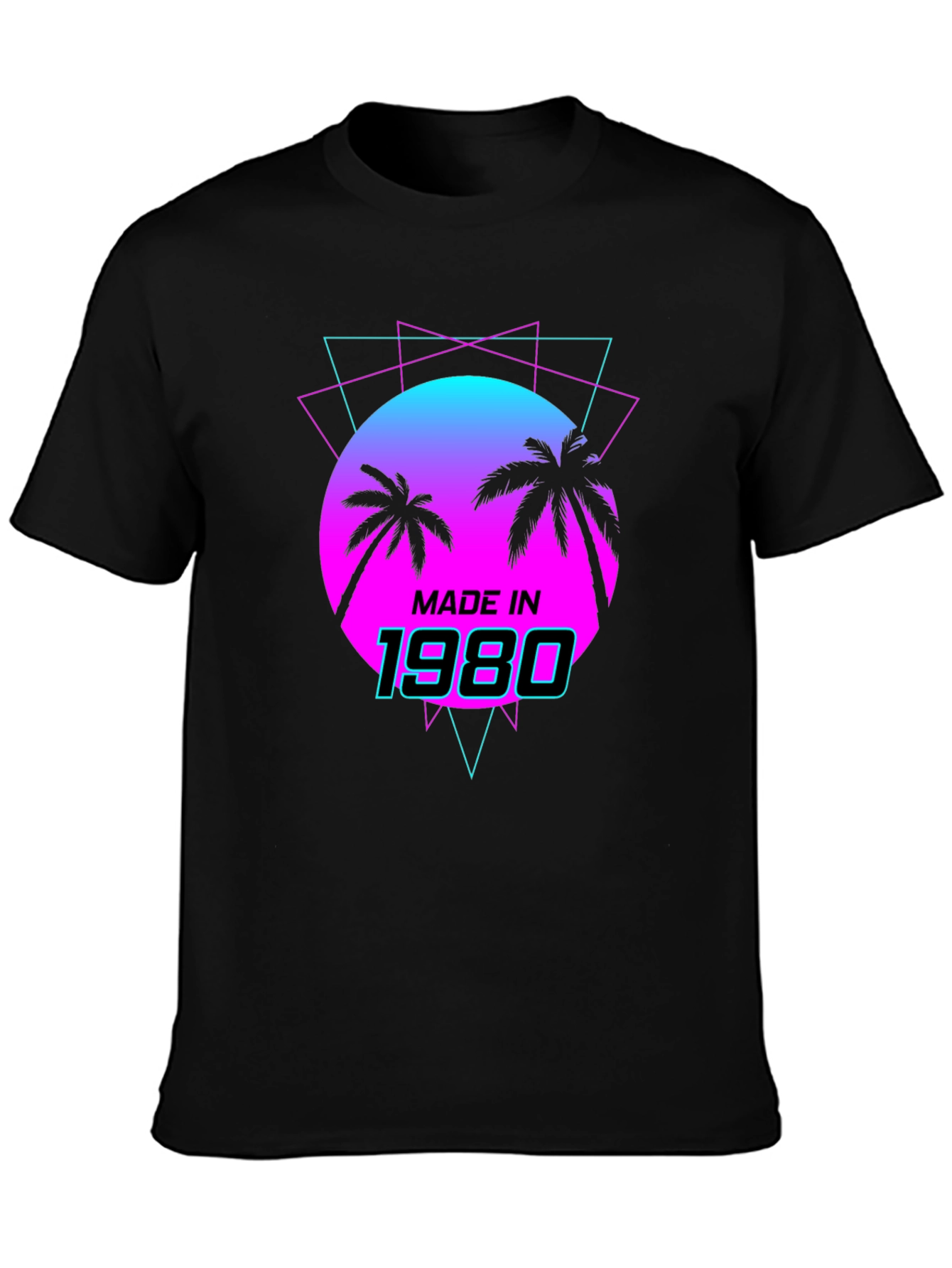 Retro Made in 1980 Graphic T-Shirt