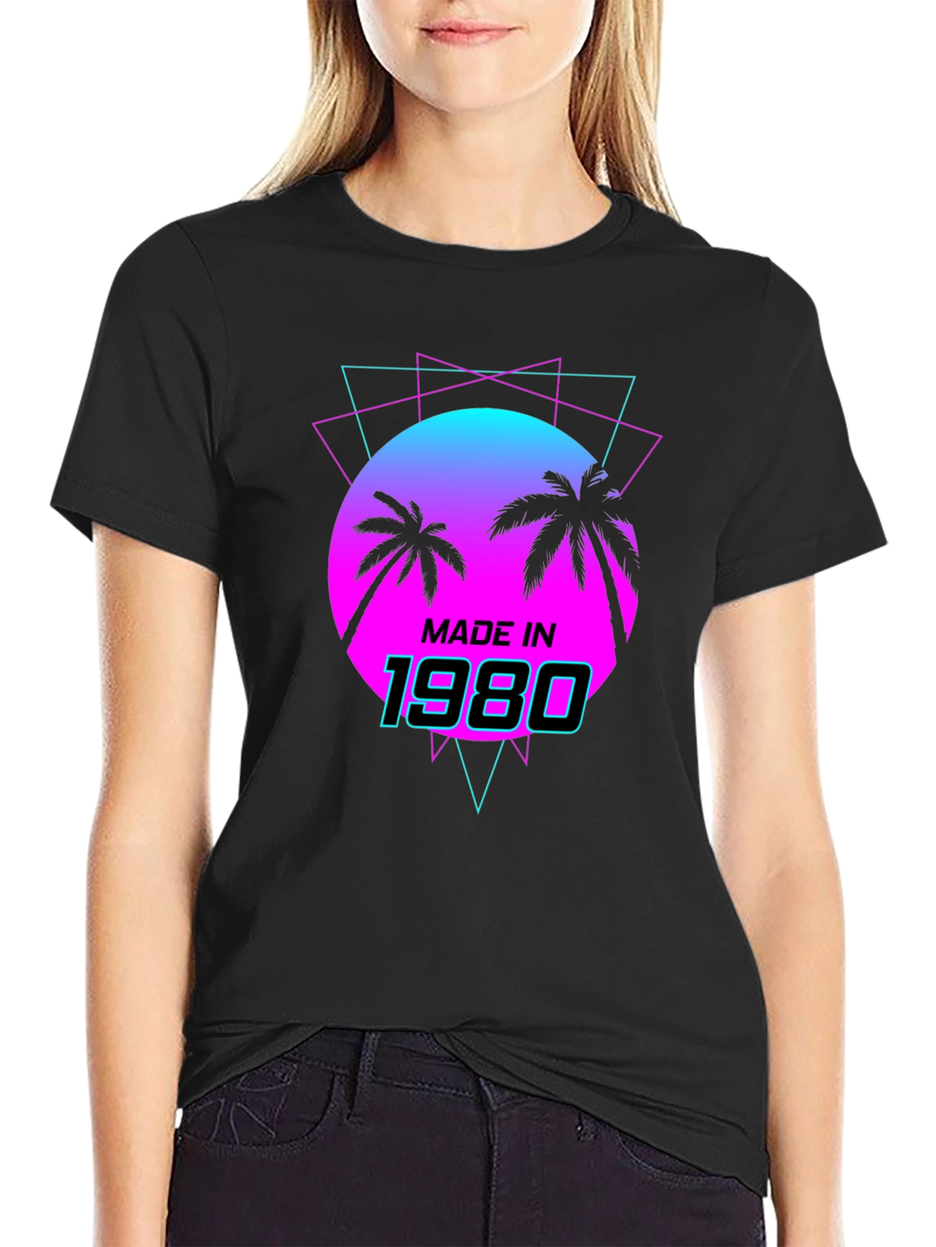 Retro Made in 1980 Graphic T-Shirt