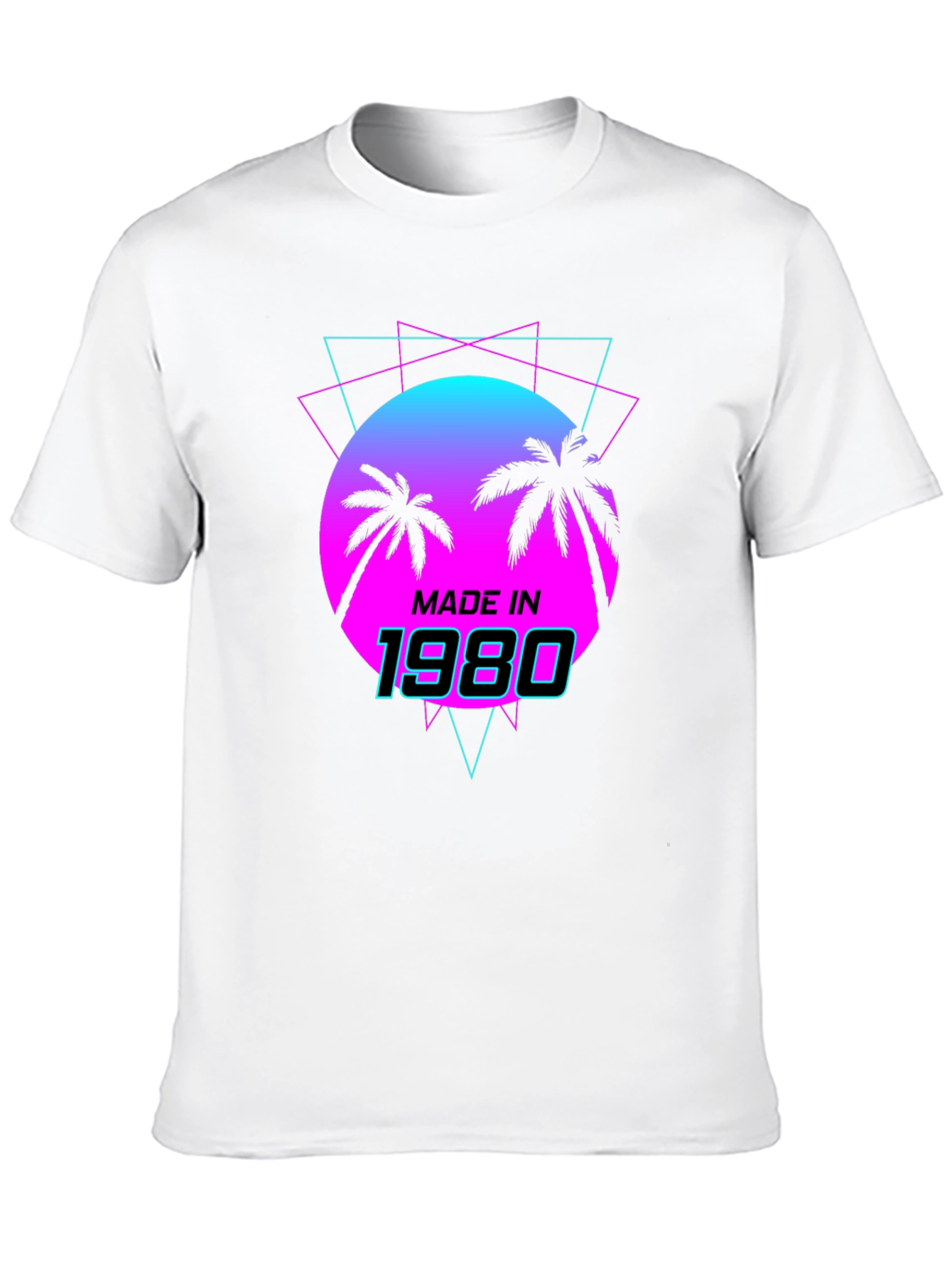 Retro Made in 1980 Graphic T-Shirt