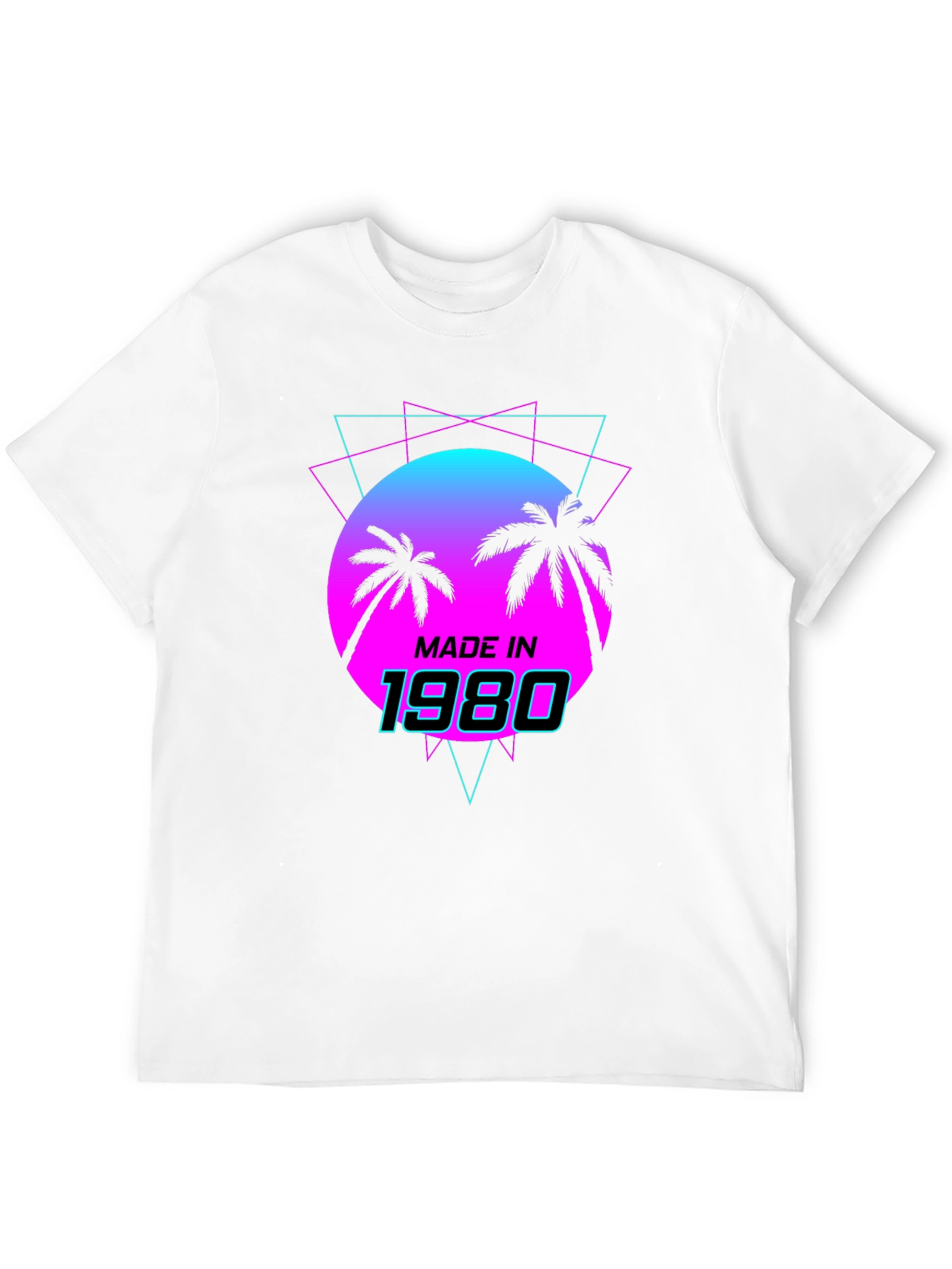 Retro Made in 1980 Graphic T-Shirt