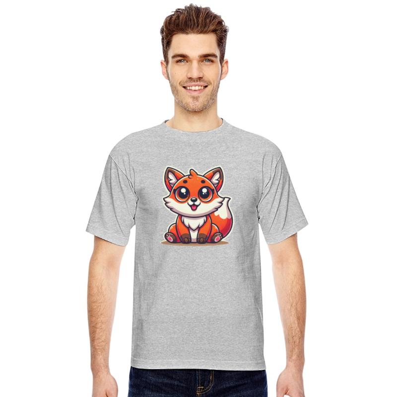 Adorable Fox Cartoon Cute Playful Animal Design