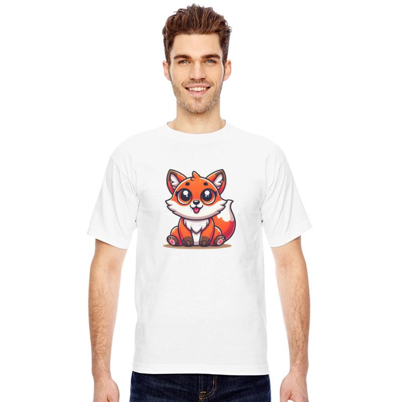 Adorable Fox Cartoon Cute Playful Animal Design