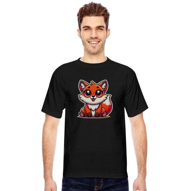Adorable Fox Cartoon Cute Playful Animal Design