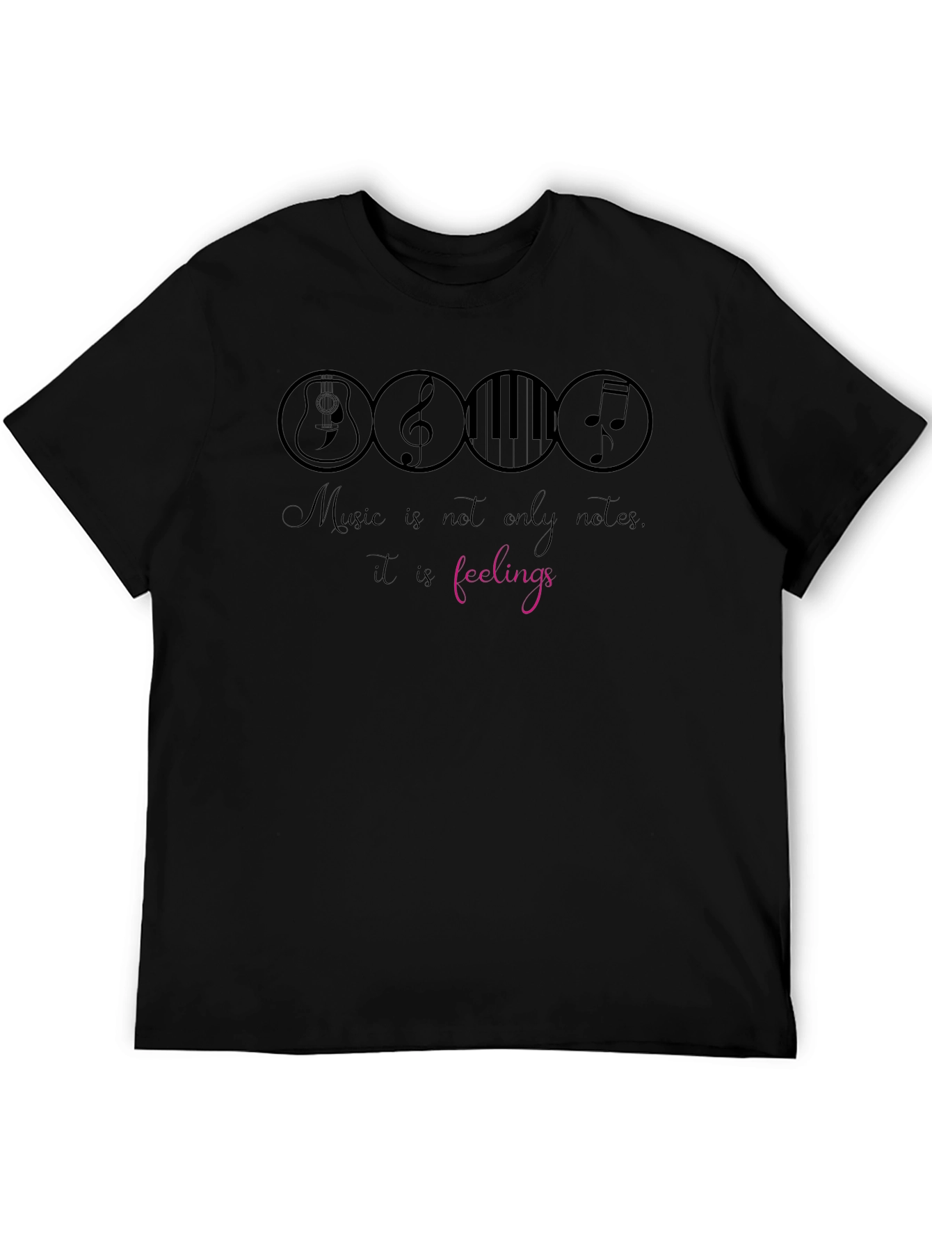 Music Feelings Graphic T-Shirt