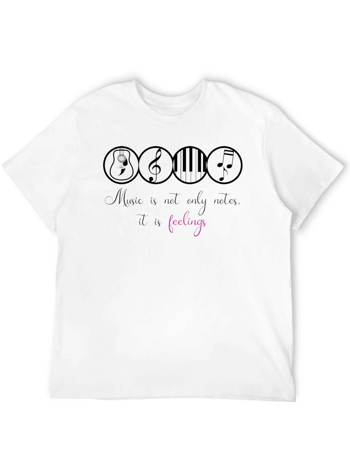 Music Feelings Graphic T-Shirt