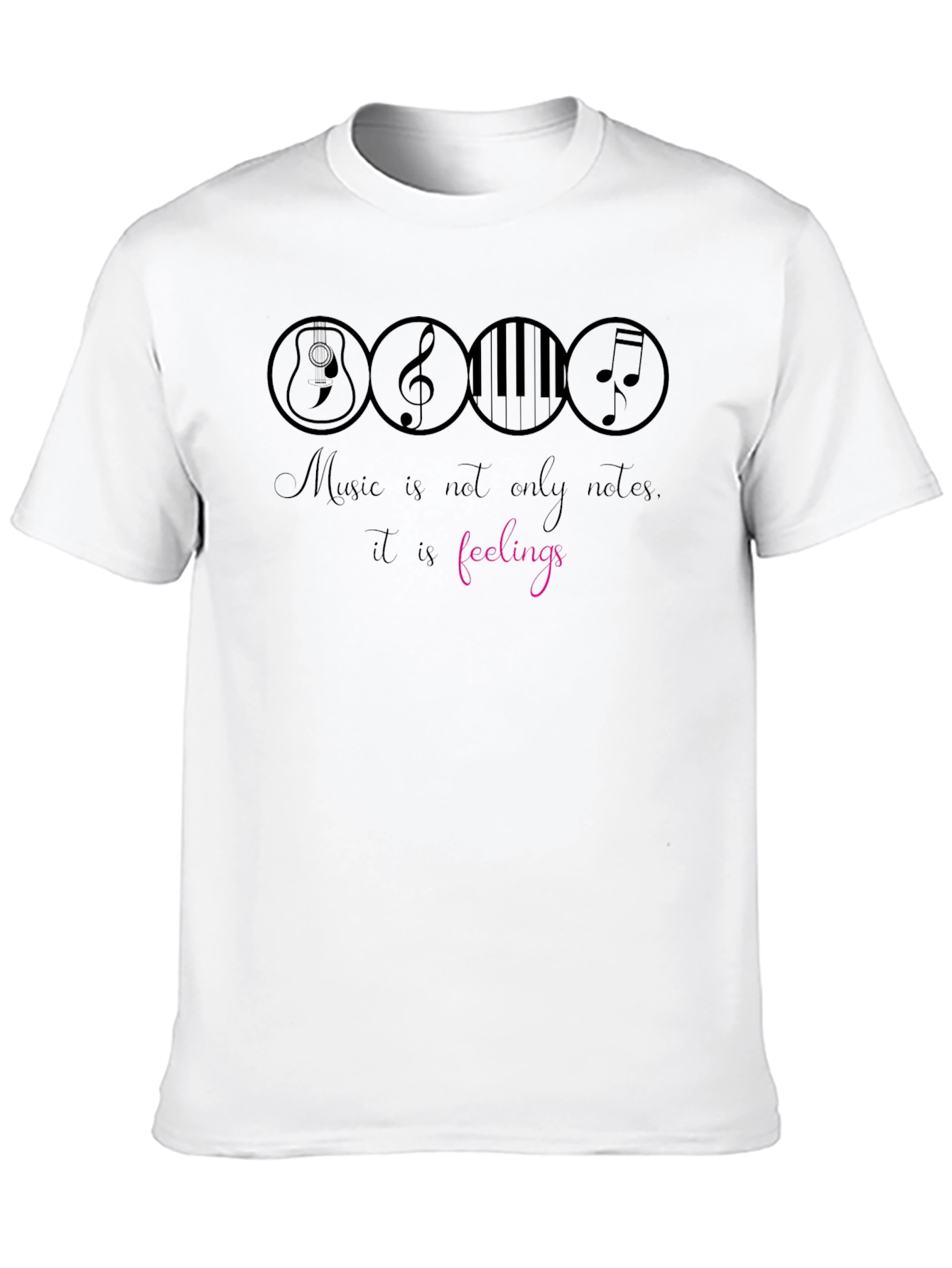 Music Feelings Graphic T-Shirt