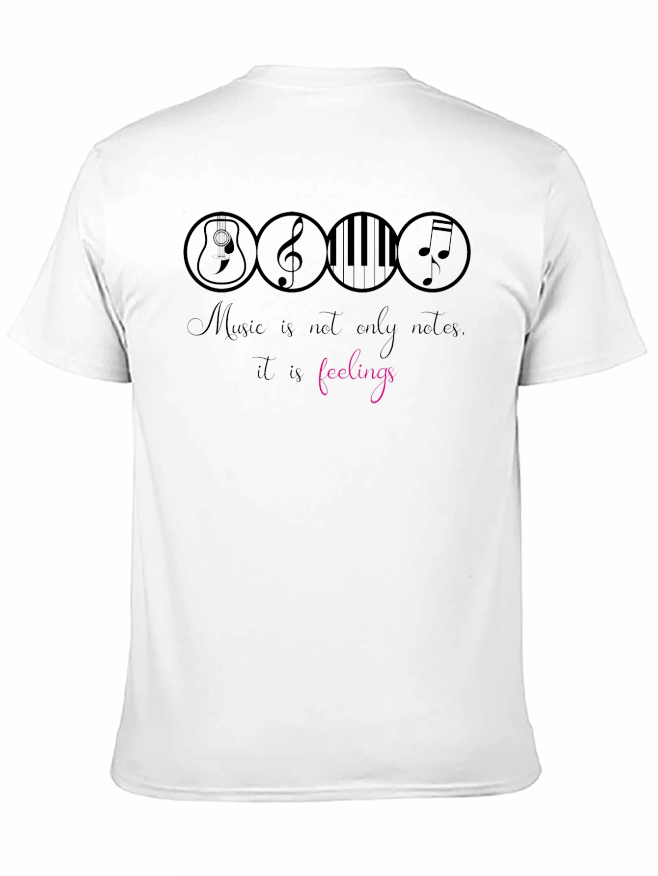 Music Feelings Graphic T-Shirt