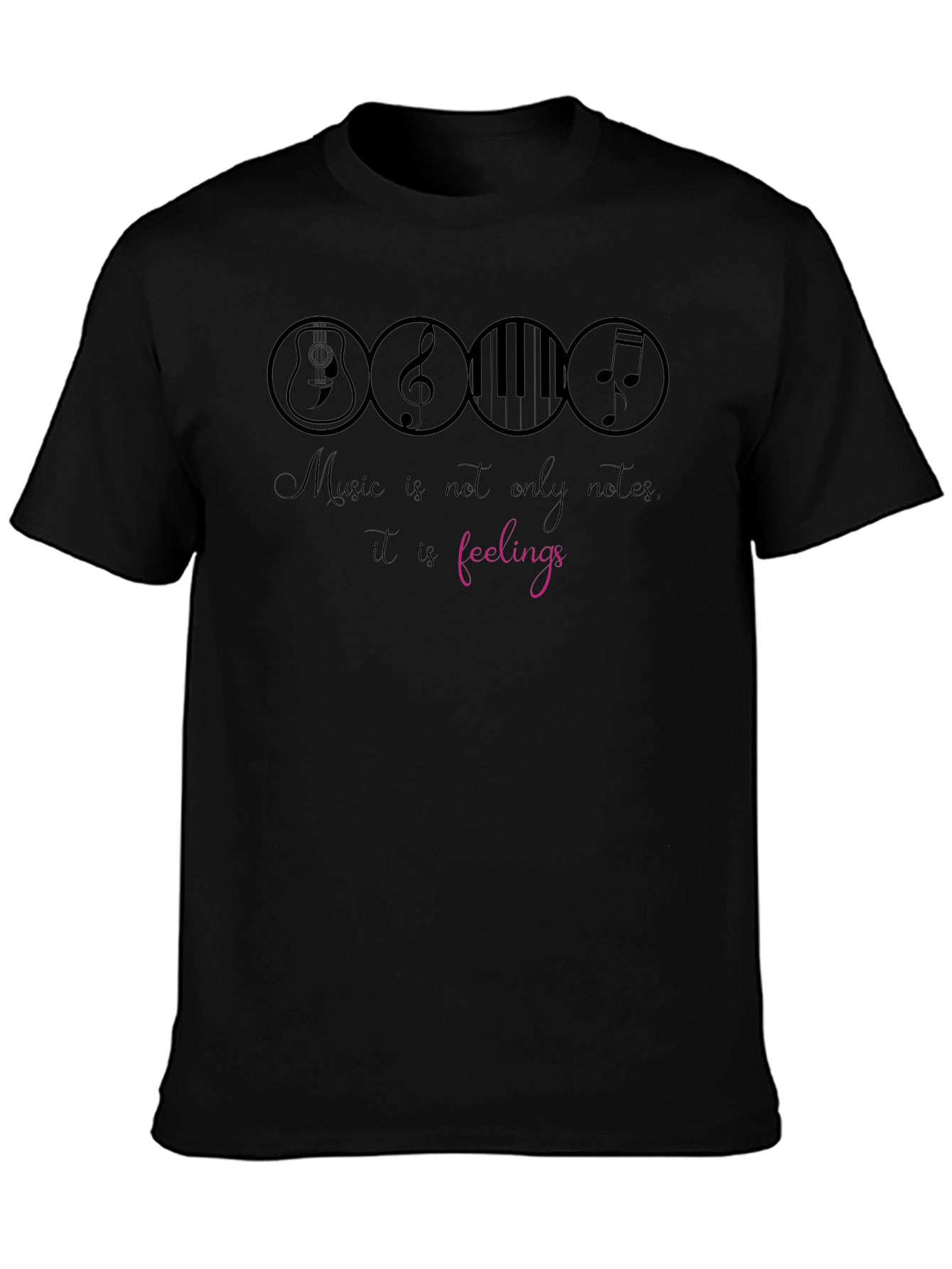 Music Feelings Graphic T-Shirt