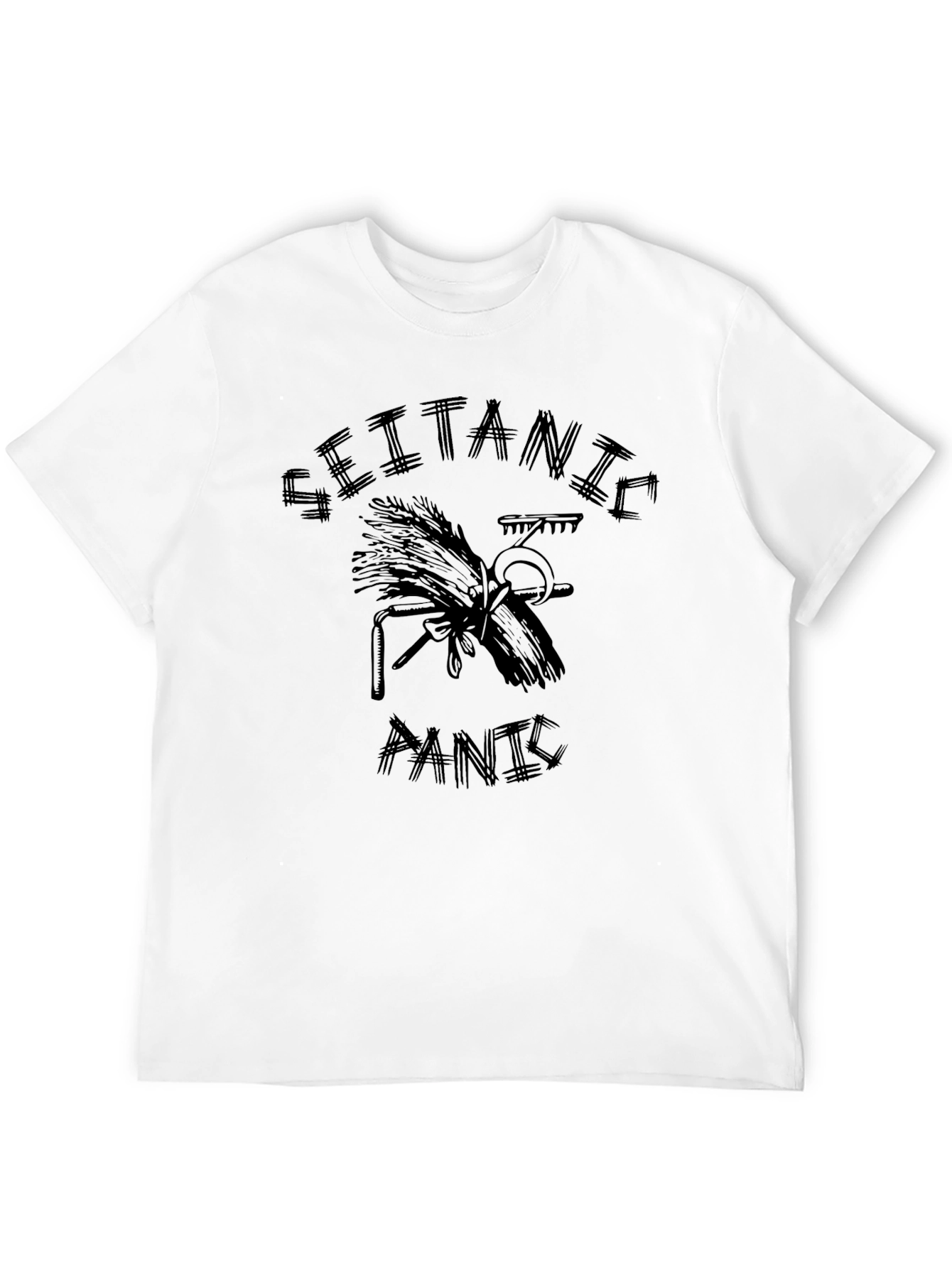 Seitanic Panic T-Shirt - Vegan Humor Tee