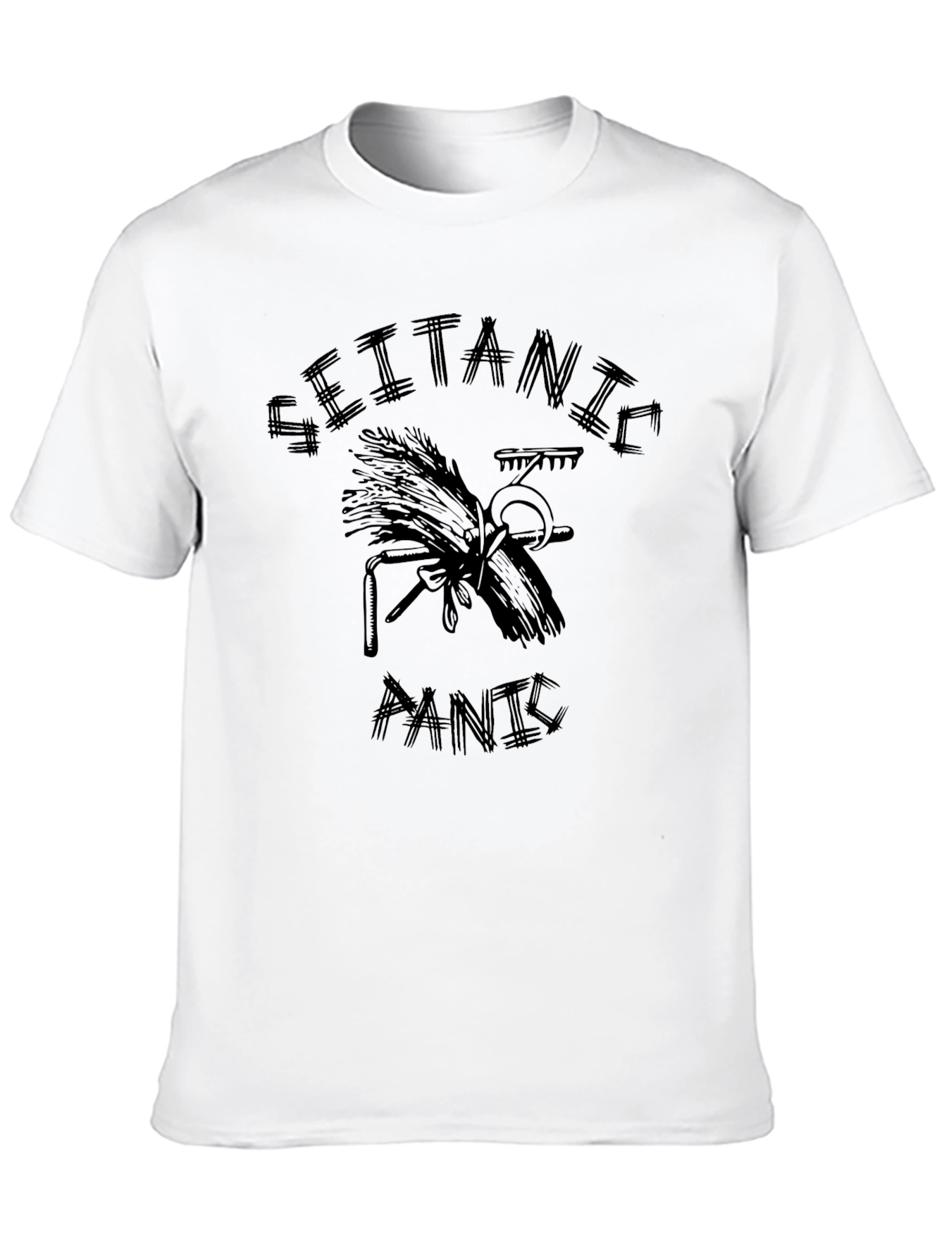 Seitanic Panic T-Shirt - Vegan Humor Tee