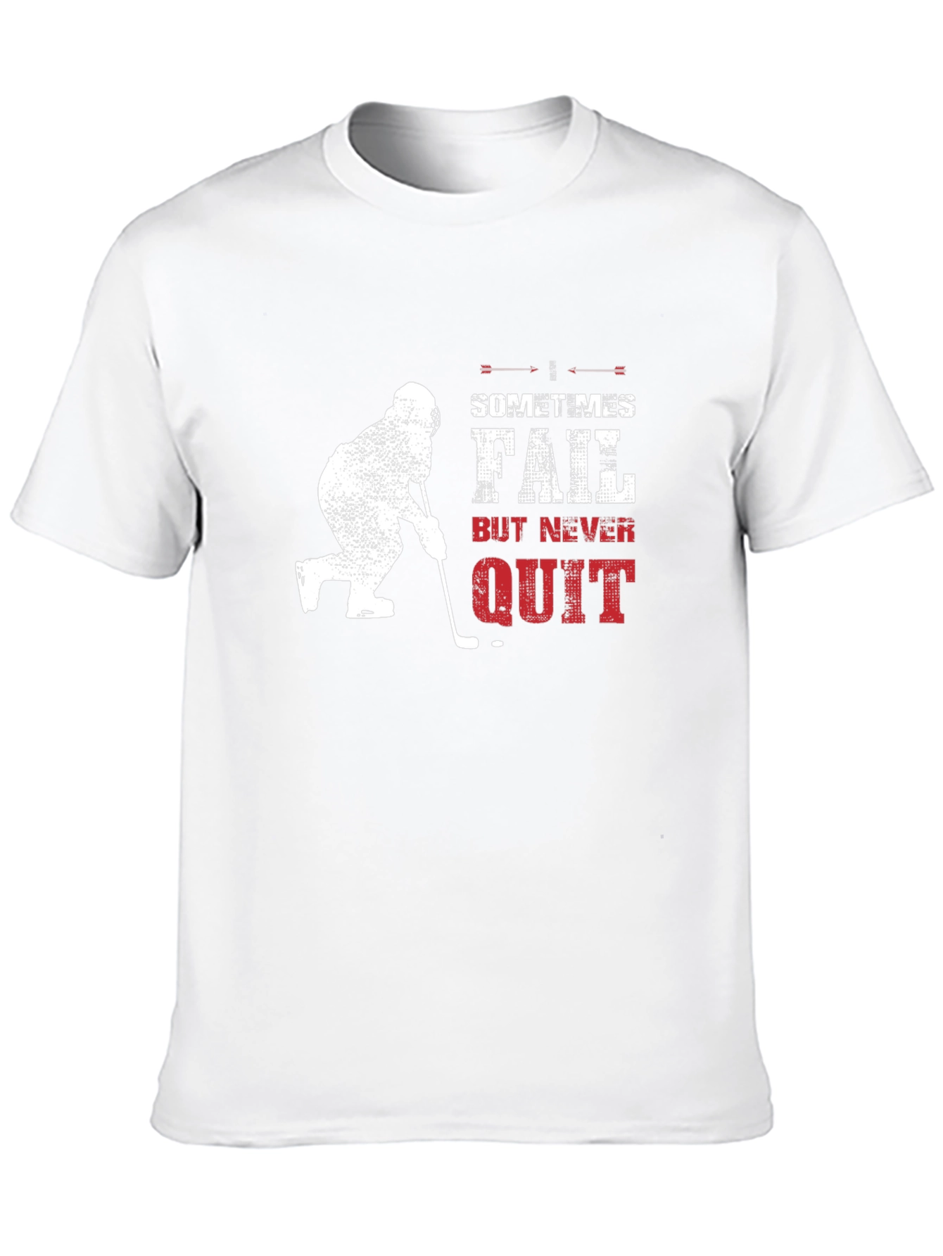 Hockey Never Quit Black T-Shirt