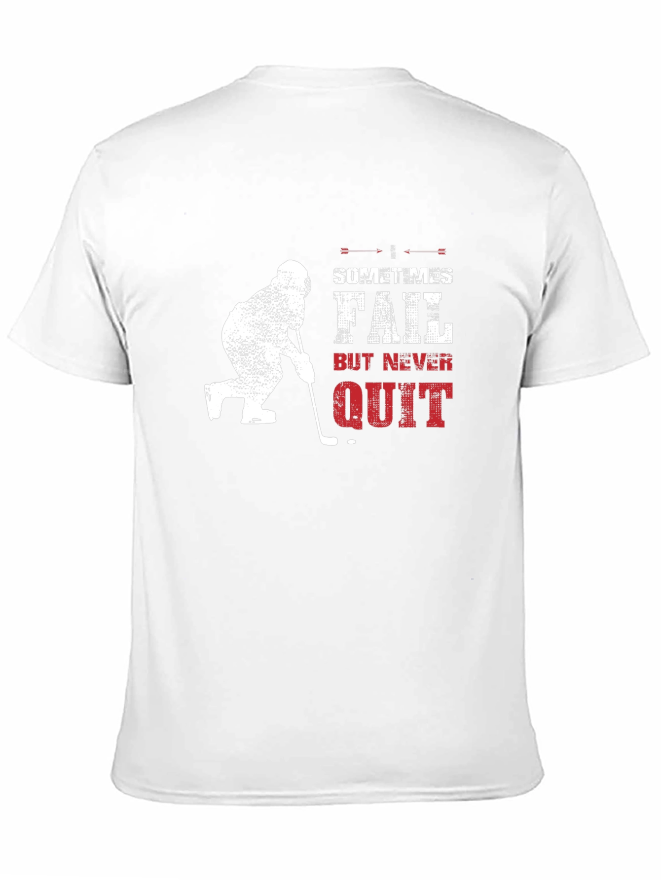 Hockey Never Quit Black T-Shirt