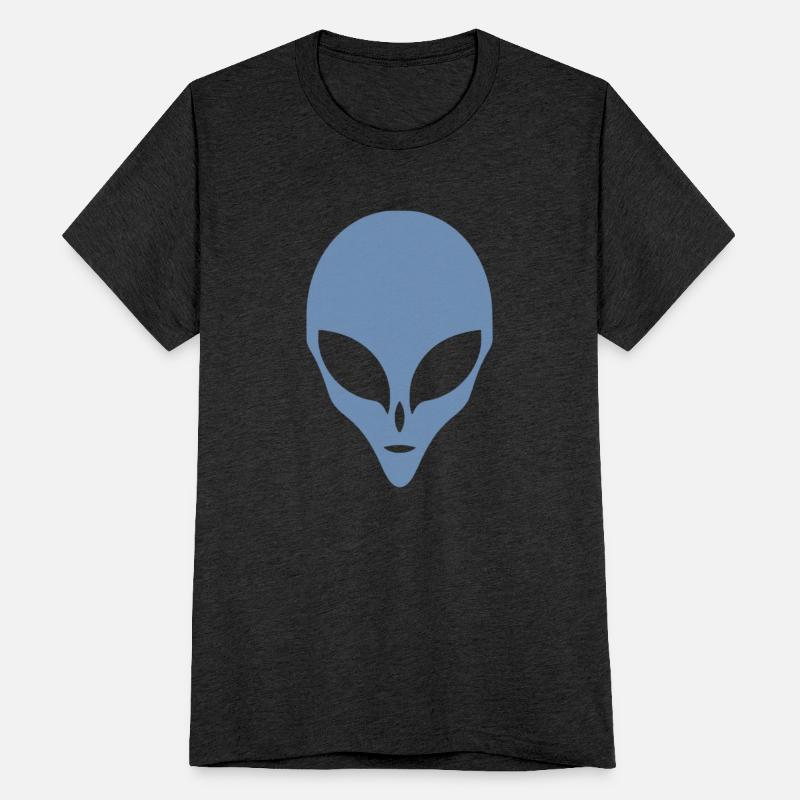 Alien Silhouette Head Face