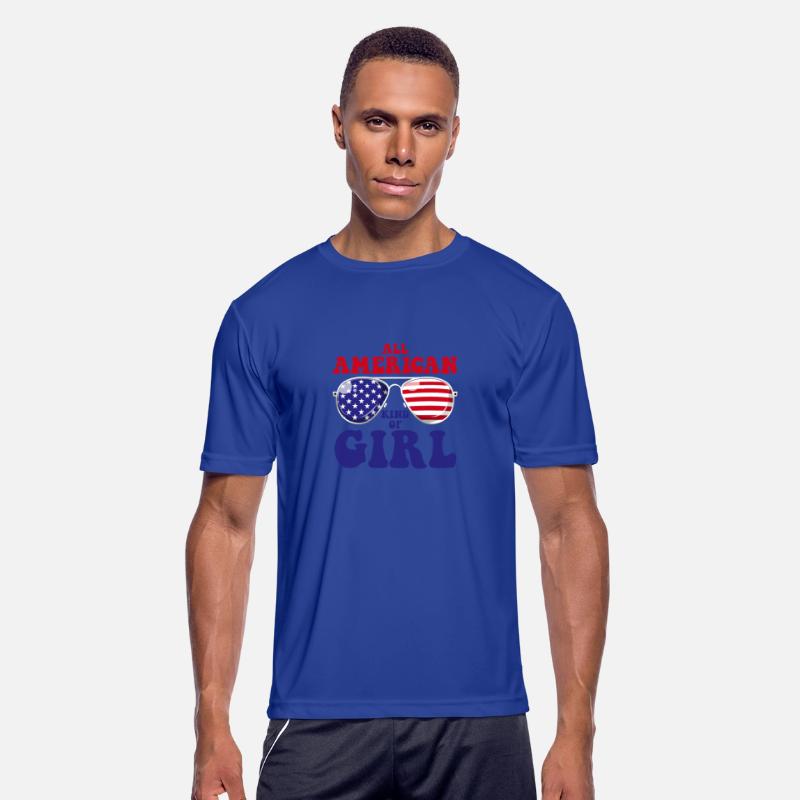 All American Kind Of Girl USA Flag 4th Of July