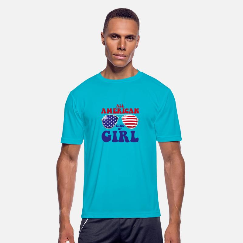 All American Kind Of Girl USA Flag 4th Of July