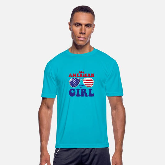 All American Kind Of Girl USA Flag 4th Of July