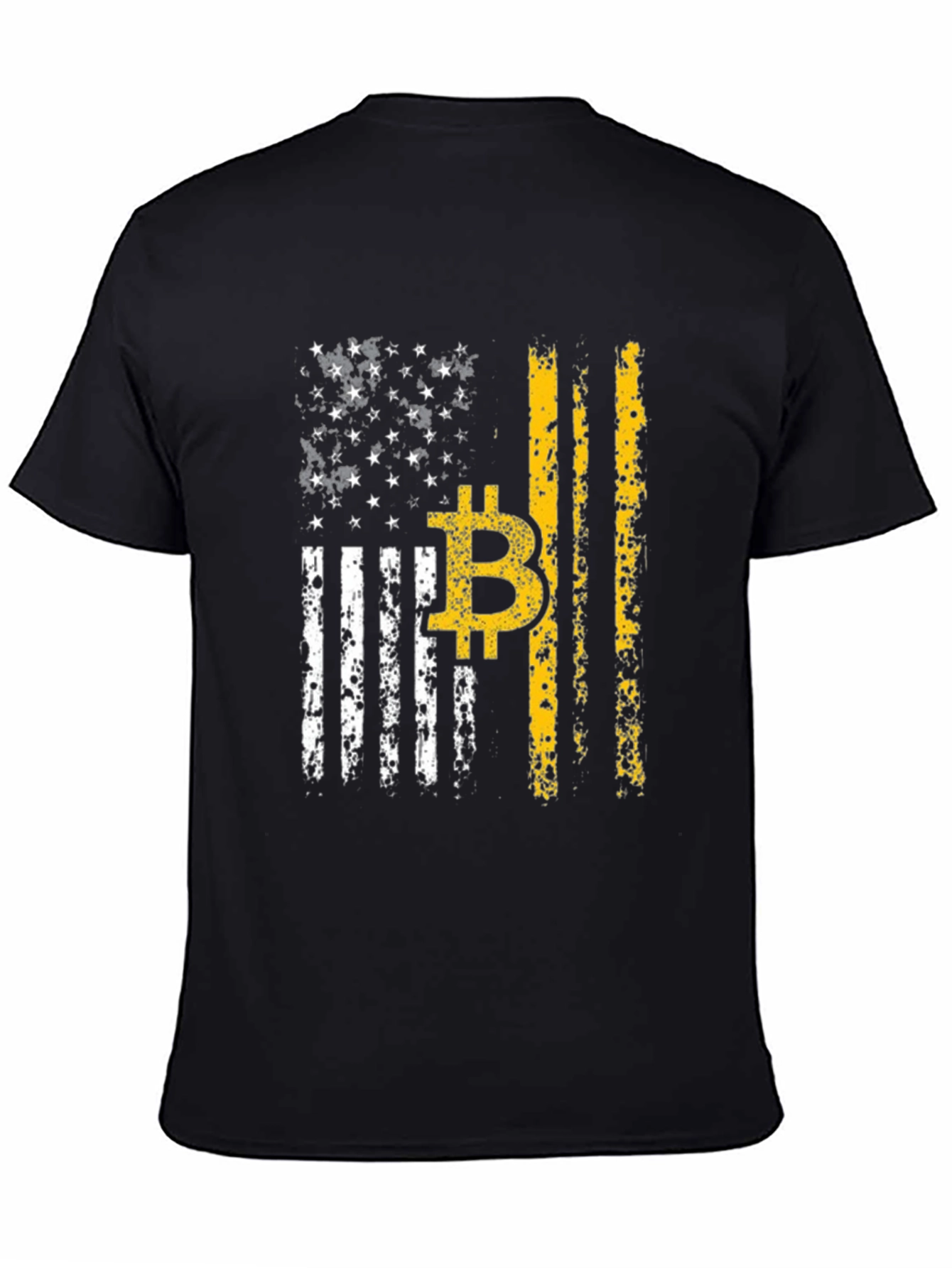 Bitcoin American Flag T-Shirt - Crypto Patriot Style
