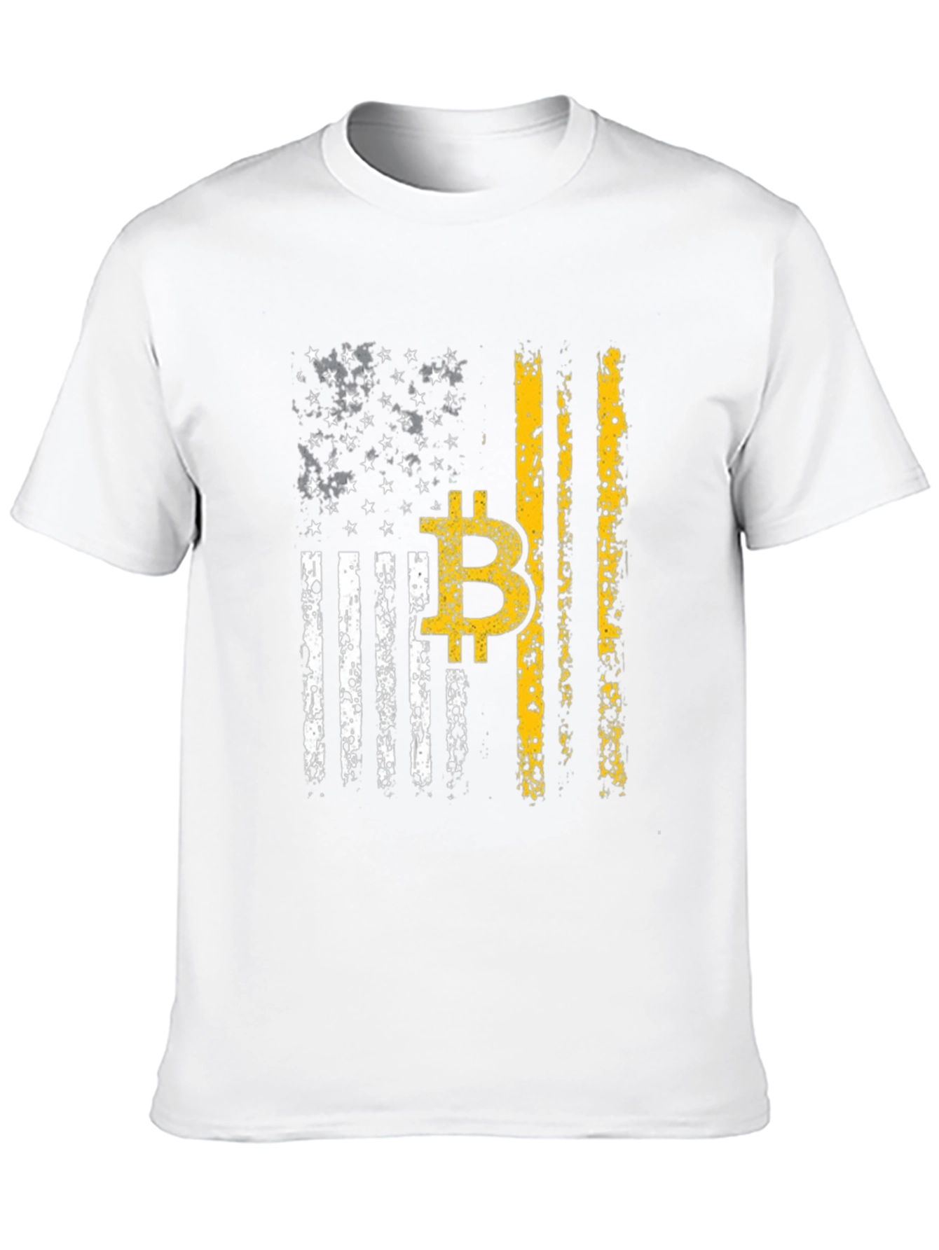Bitcoin American Flag T-Shirt - Crypto Patriot Style