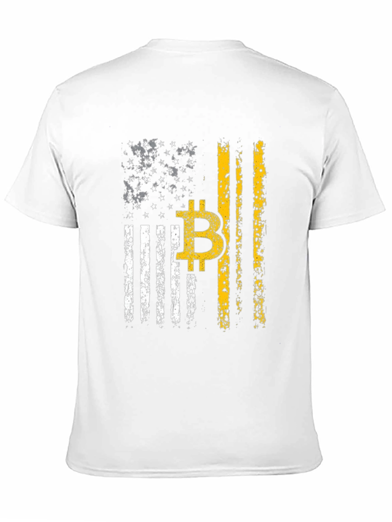 Bitcoin American Flag T-Shirt - Crypto Patriot Style