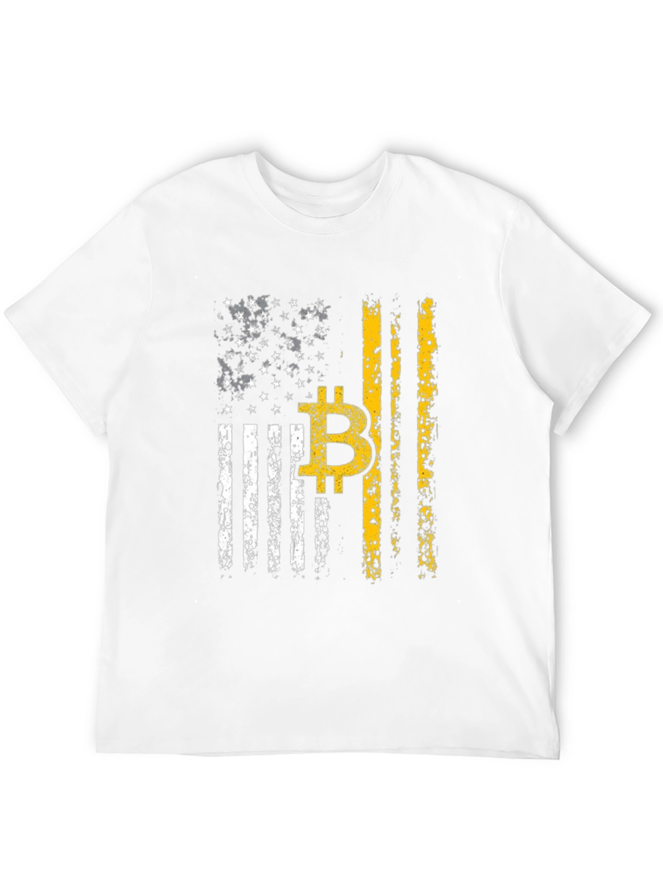 Bitcoin American Flag T-Shirt - Crypto Patriot Style