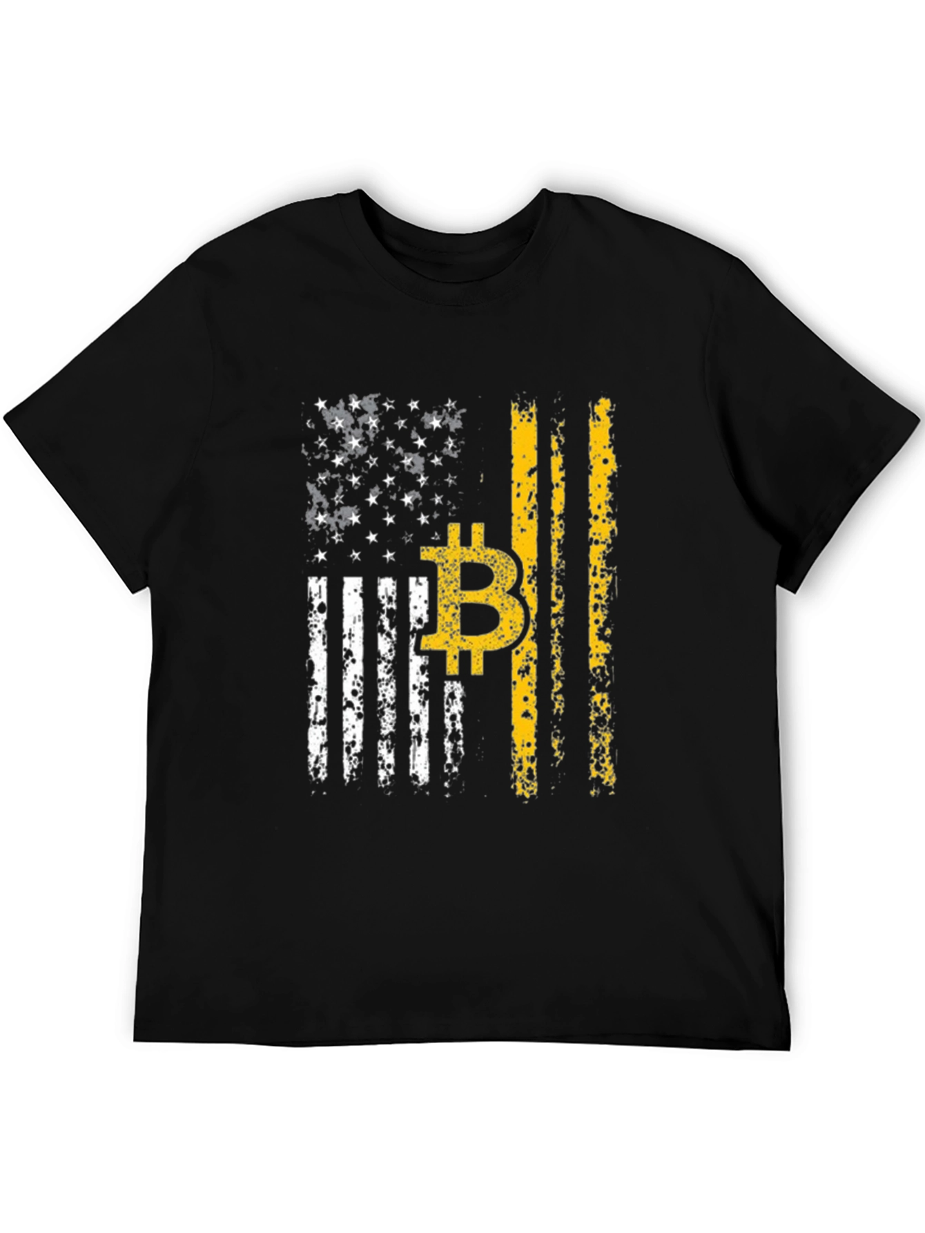 Bitcoin American Flag T-Shirt - Crypto Patriot Style