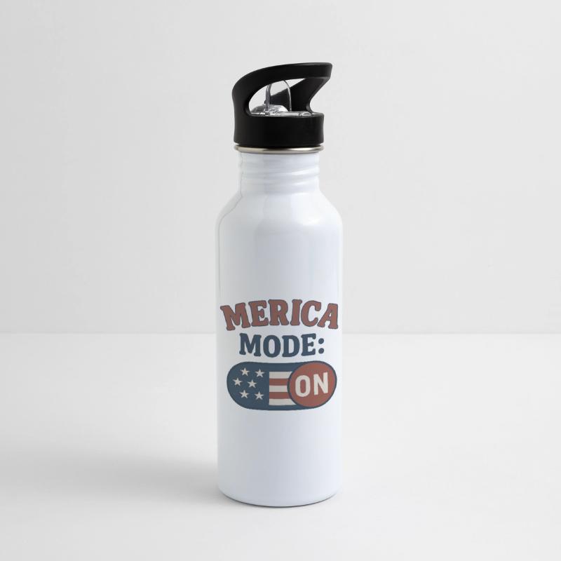 America Mode On Retro Badge