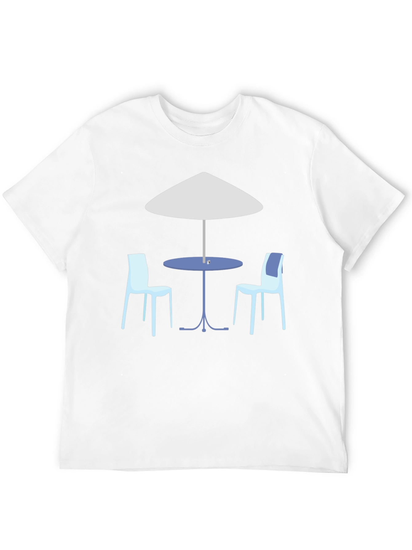 Cafe Scene Graphic T-Shirt