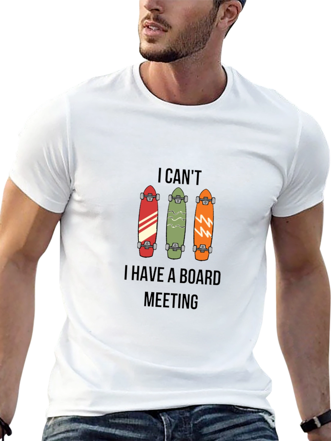 Board Meeting Skateboard T-Shirt Funny Skater Tee