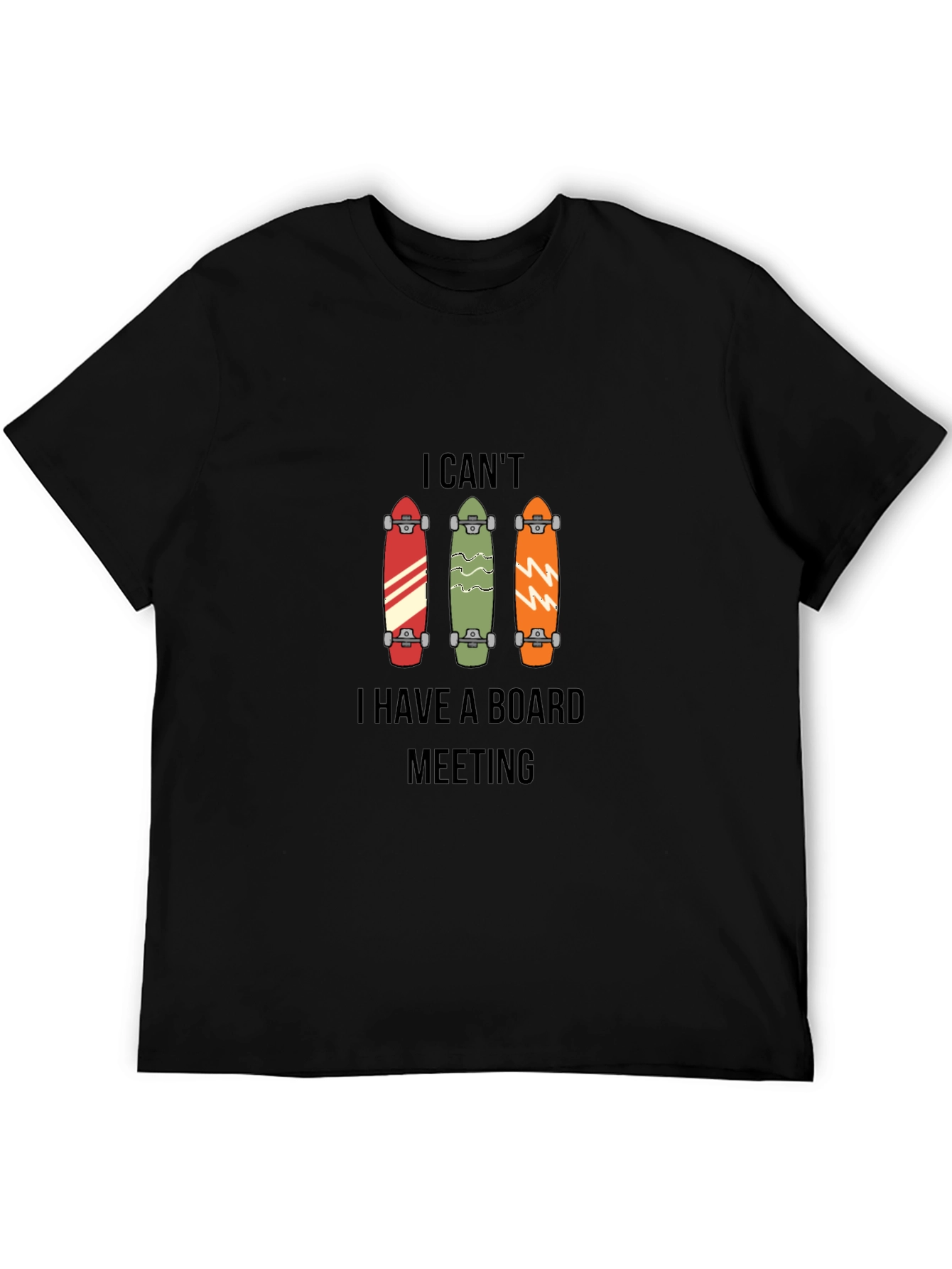 Board Meeting Skateboard T-Shirt Funny Skater Tee