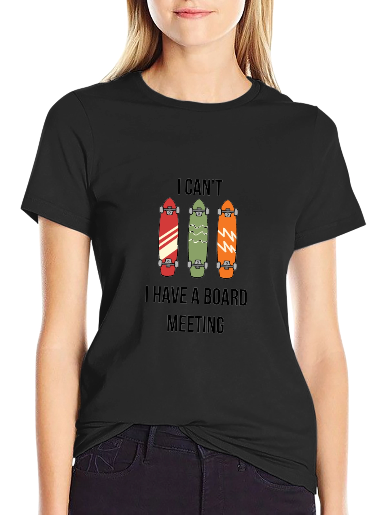 Board Meeting Skateboard T-Shirt Funny Skater Tee