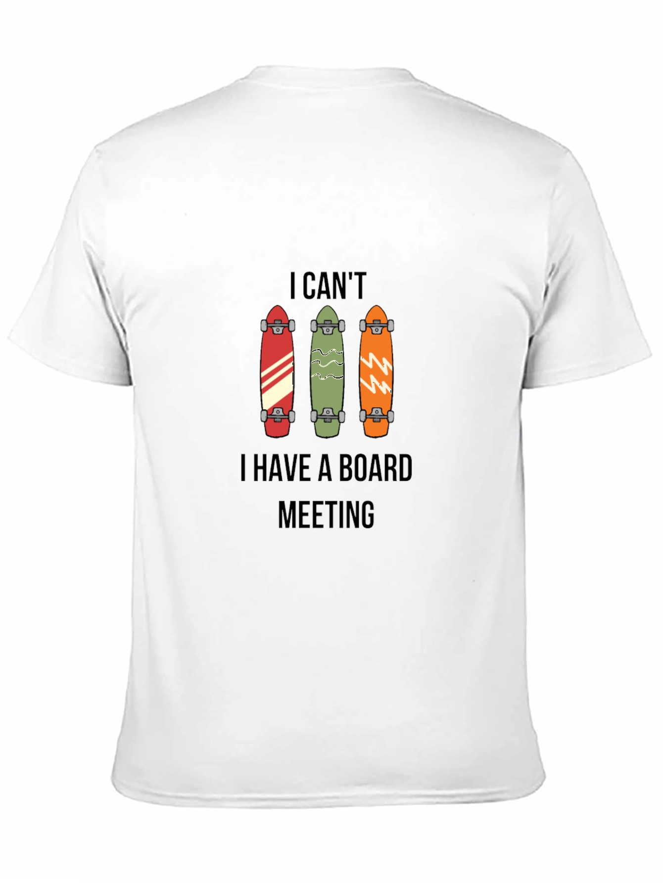 Board Meeting Skateboard T-Shirt Funny Skater Tee
